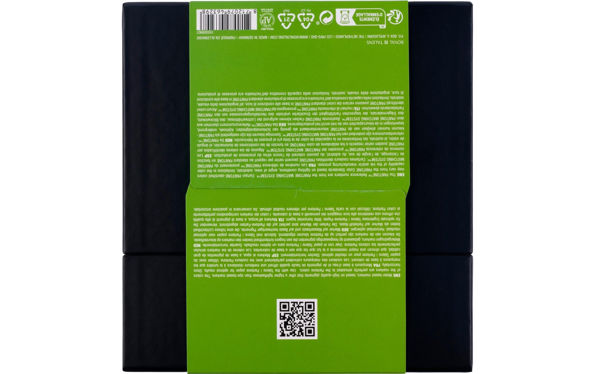 Talens Non-Permanent-Marker Pantone – grün – 9er-Set