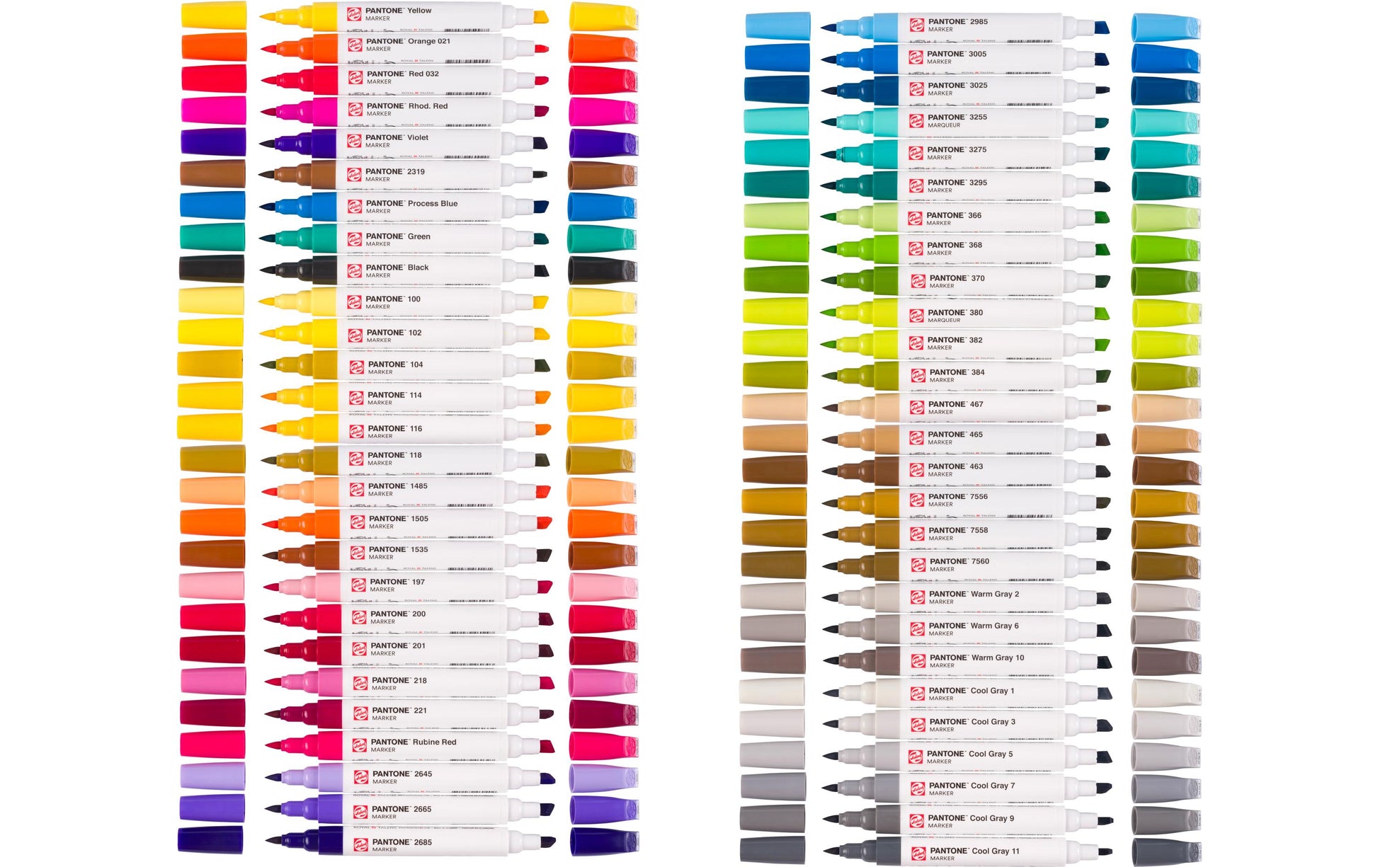 Talens Pantone Filzstifte, 54 Stk.