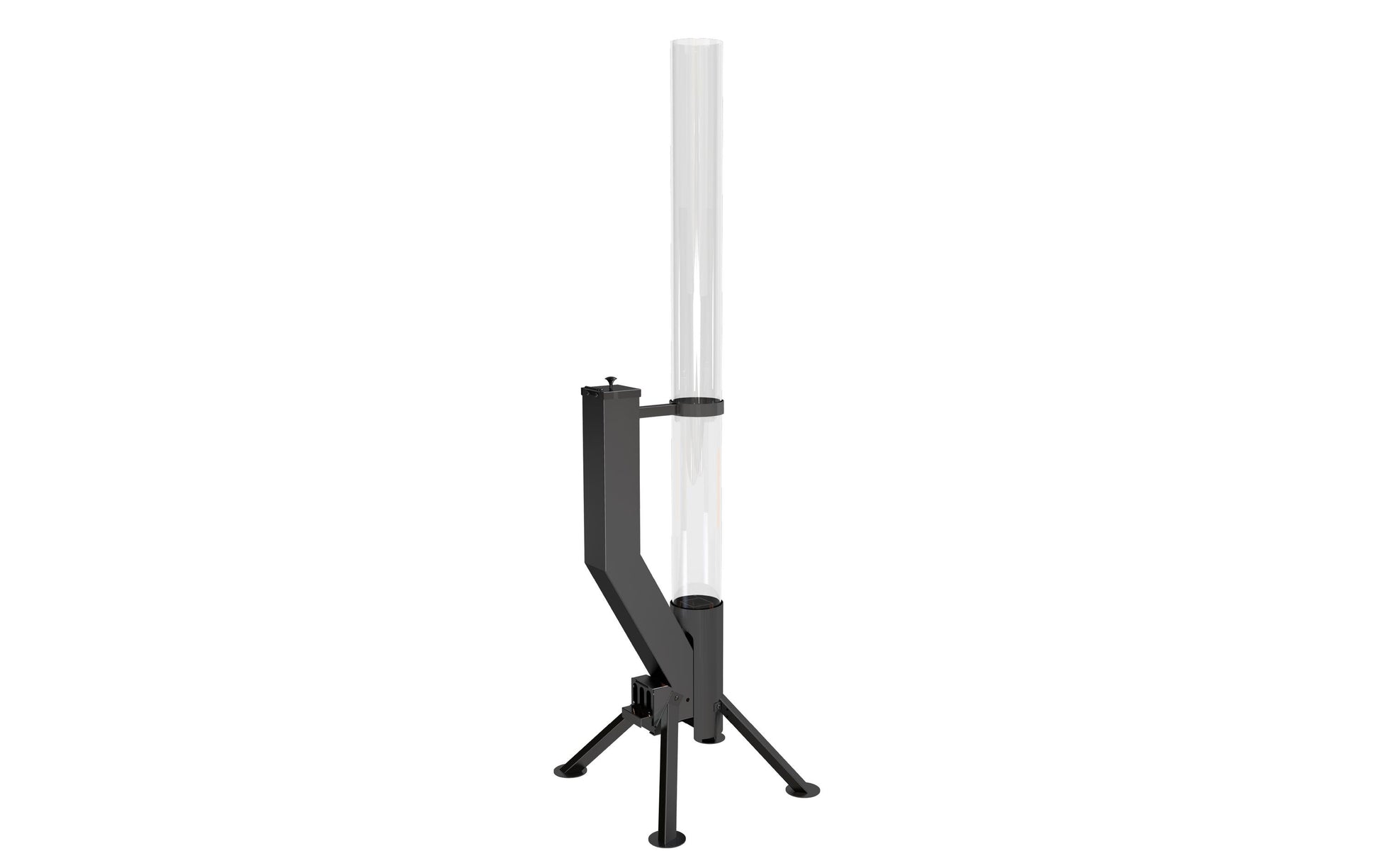 Gardenflare Stehleuchte Aussen 10026 – 148 cm – Schwarz – Edelstahl, Borosilikatglas