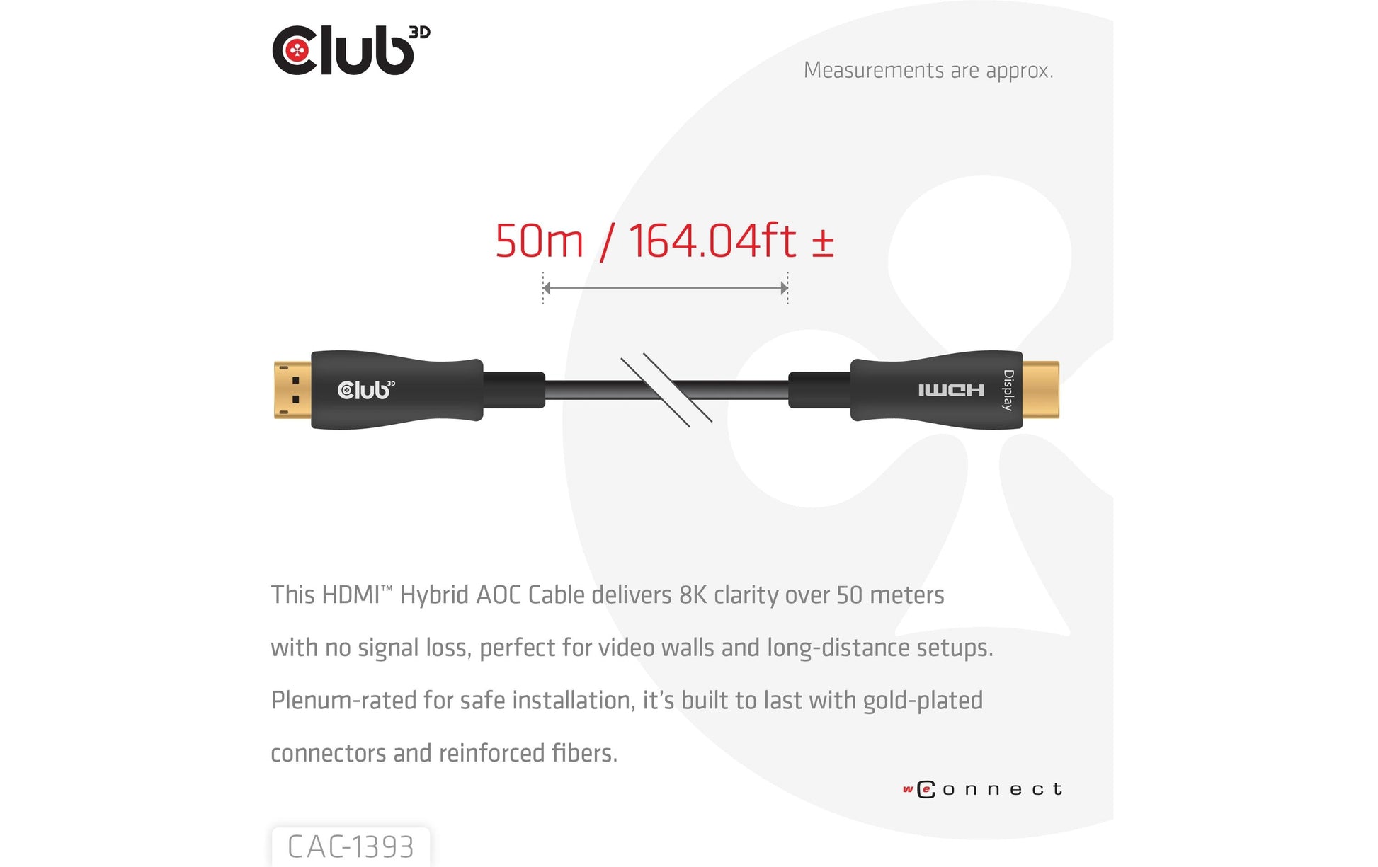 CLUB3D Club 3D HDMI-Kabel, Schwarz
