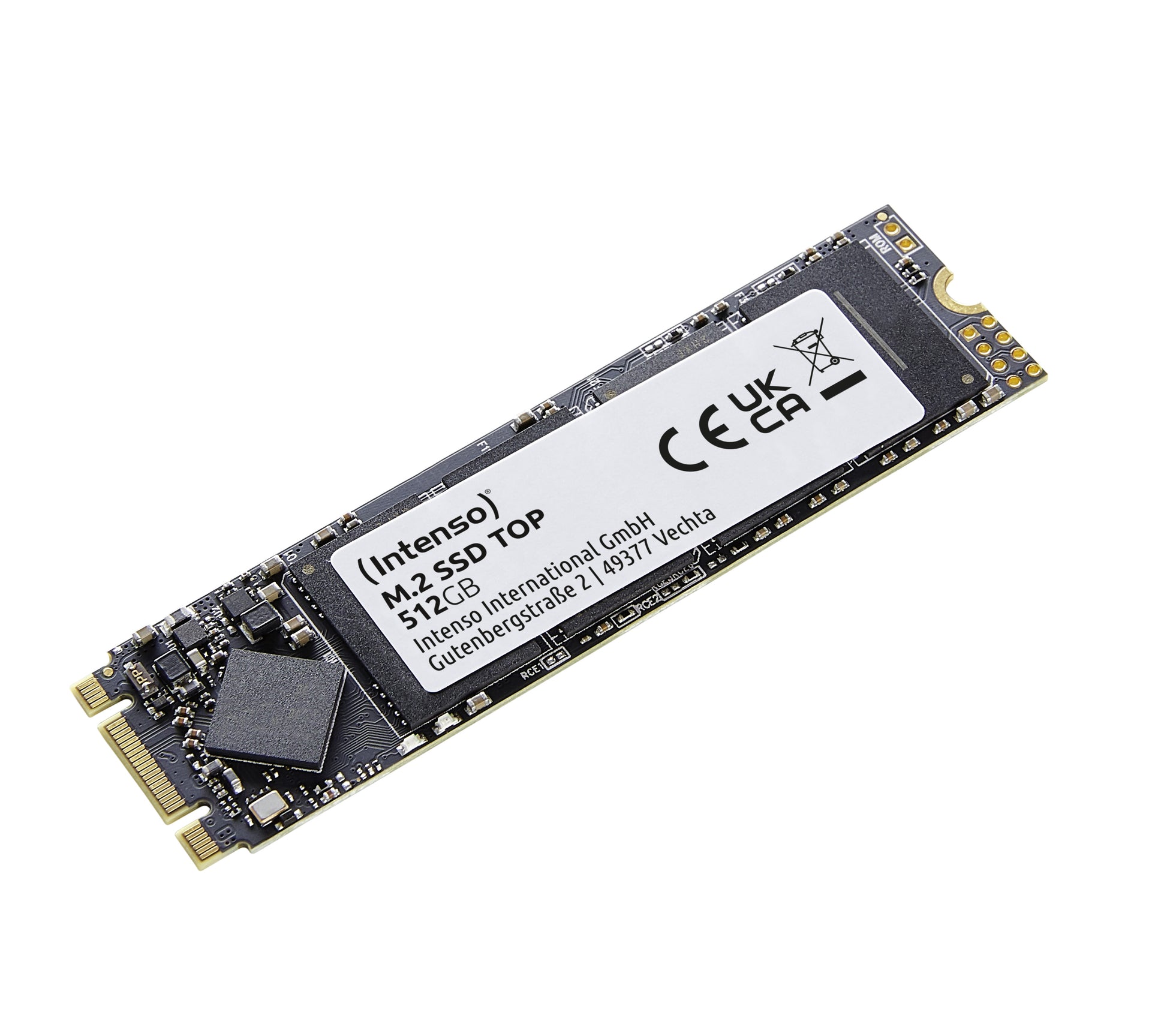 Intenso Top 512GB 3832450 – M.2 2280 SATA III SSD, 520/500 MB/s