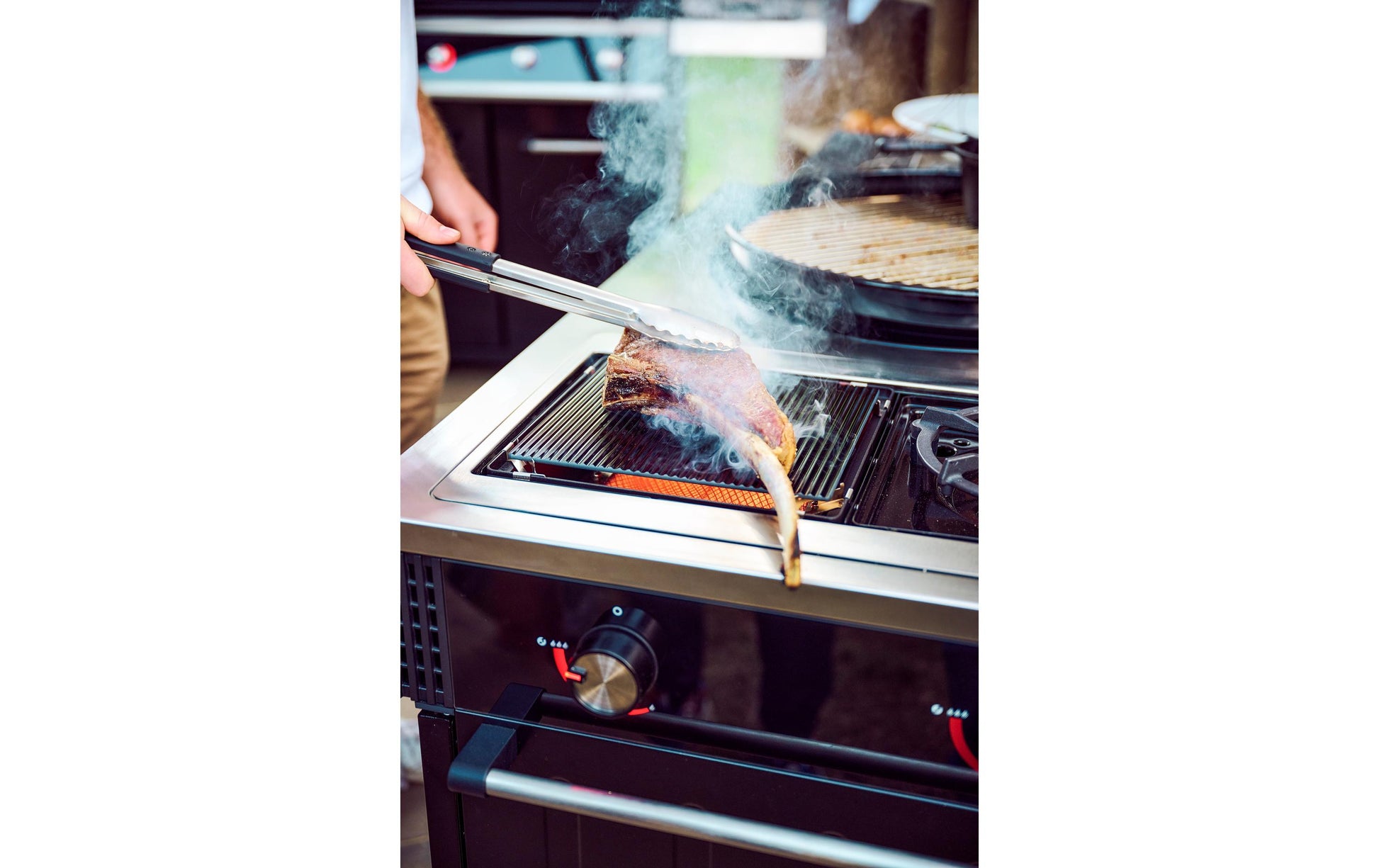 OUTDOORCHEF Fonduepfanne BLAZINGLAS XL – 24,2×34,2×5,6 cm, Schwarz