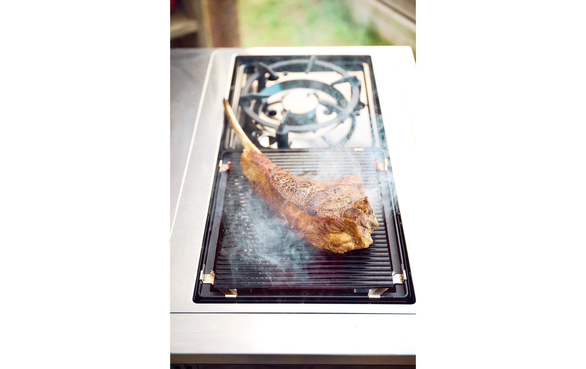 OUTDOORCHEF Fonduepfanne BLAZINGLAS XL – 24,2×34,2×5,6 cm, Schwarz