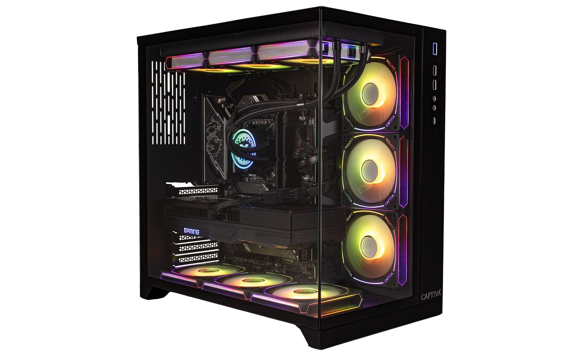 Captiva Tower – Intel Core i9-14900KF, 32 GB RAM, 2 TB SSD, NVIDIA GeForce RTX 5070 12 GB, Windows 11 Home