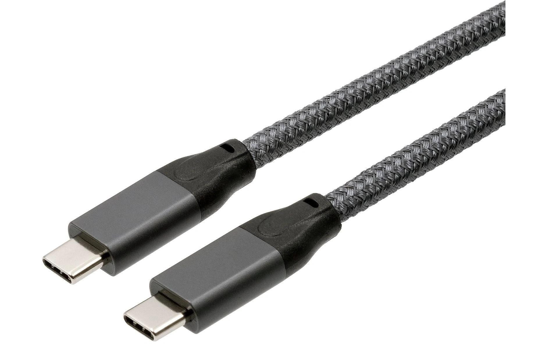EXSYS USB-C auf USB-C Kabel – USB 3.2 Gen 2x2 (20 Gbit/s) – 3 m – PD 100 W – Grau