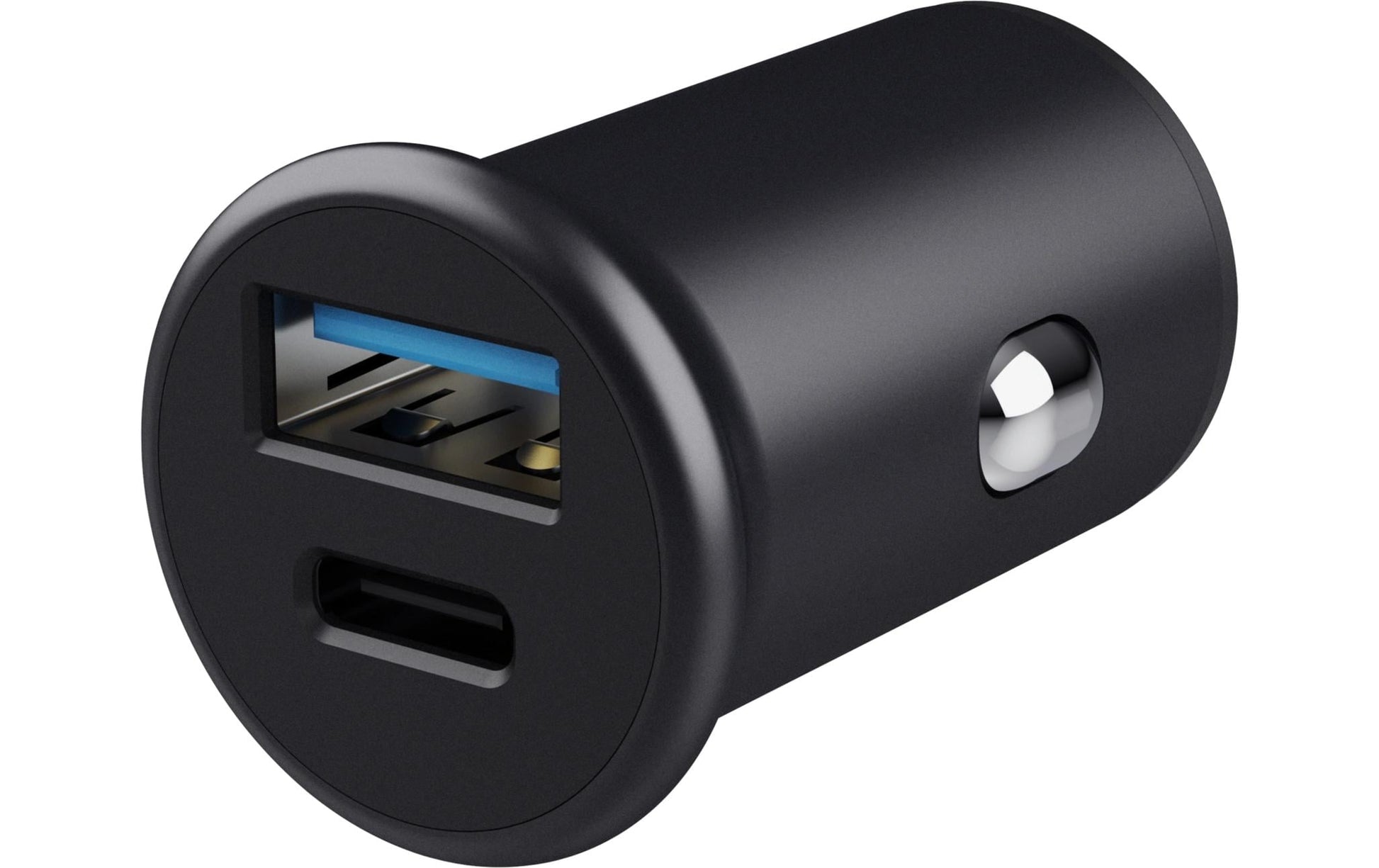 Trust Maxo Auto-Ladegerät 38 W – USB-C×1, USB-A×1 – PD, QC 3.0, PPS – für 12–24 V Fahrzeuge – Schwarz