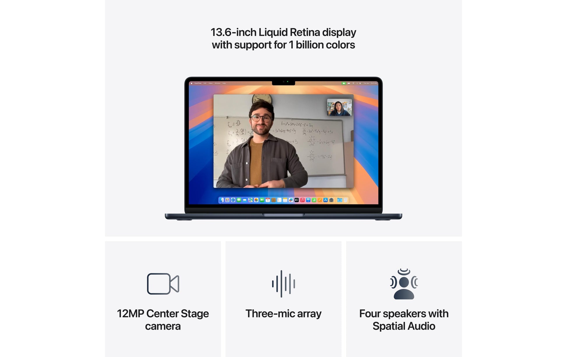 Apple MacBook Air – 13,6" WQXGA, M4, 16 GB, 512 GB SSD, macOS Sequoia, QWERTZ (CH)