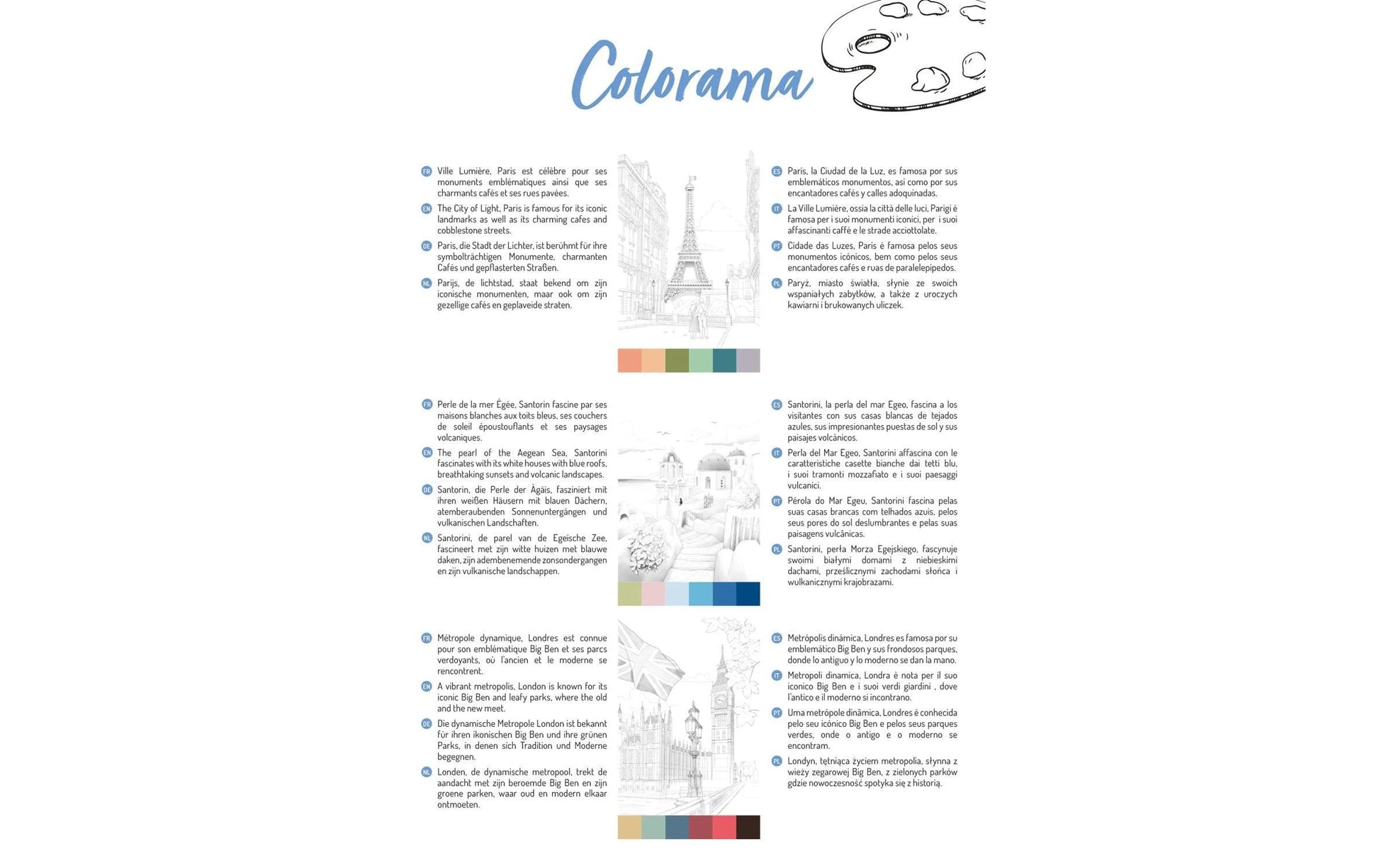Clairefontaine Mixed Media, Papier, 21 × 32 cm, blau