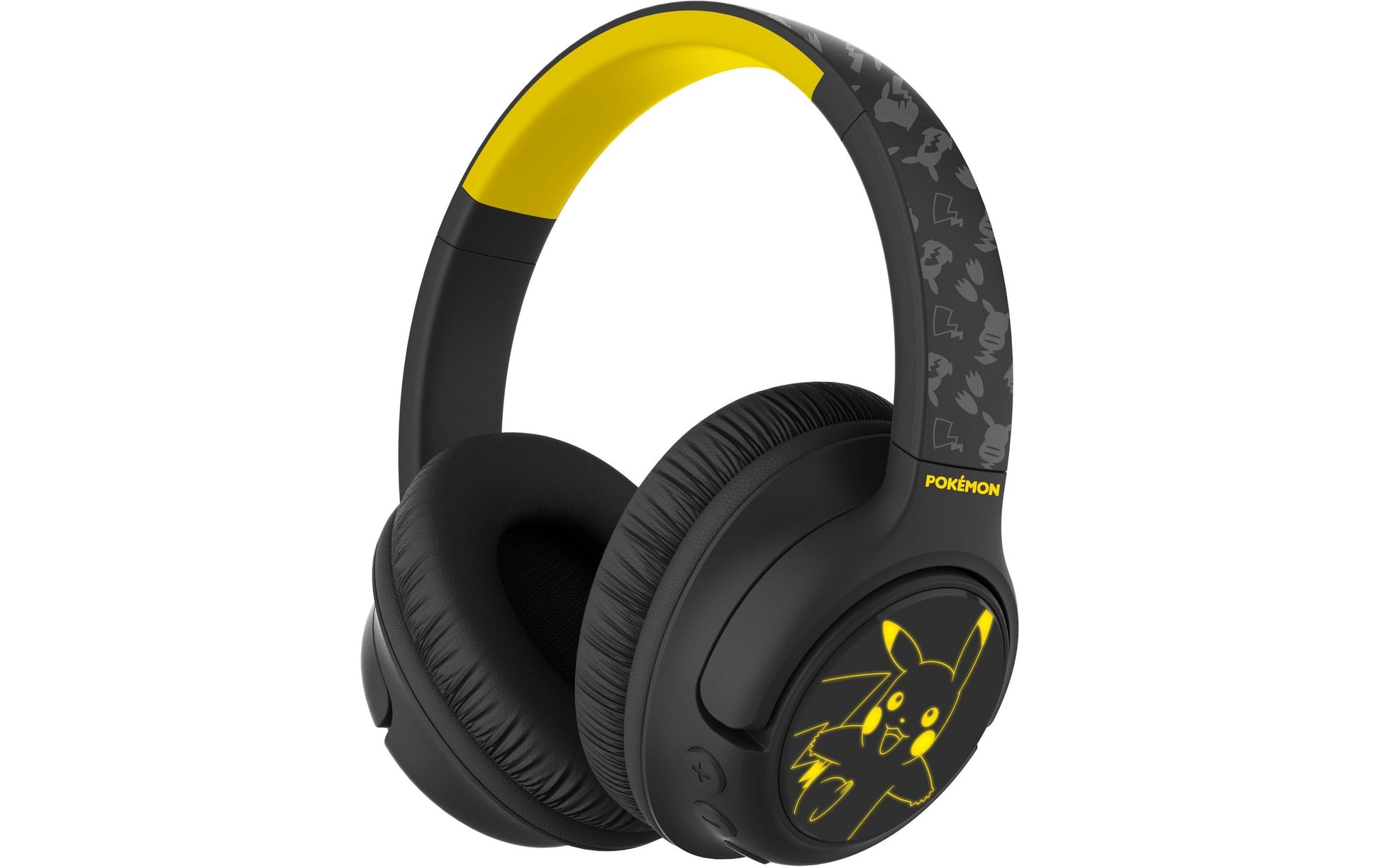 OTL Technologies OTL Pikachu Light Up Over-Ear Kopfhörer – BT, Gelb/Schwarz