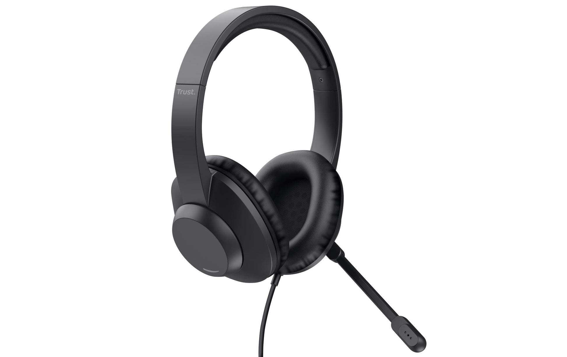 Trust Ayda Max – Duo Headset – USB‑A – Stummschaltung, On-Ear-Bedienelemente – Schwarz
