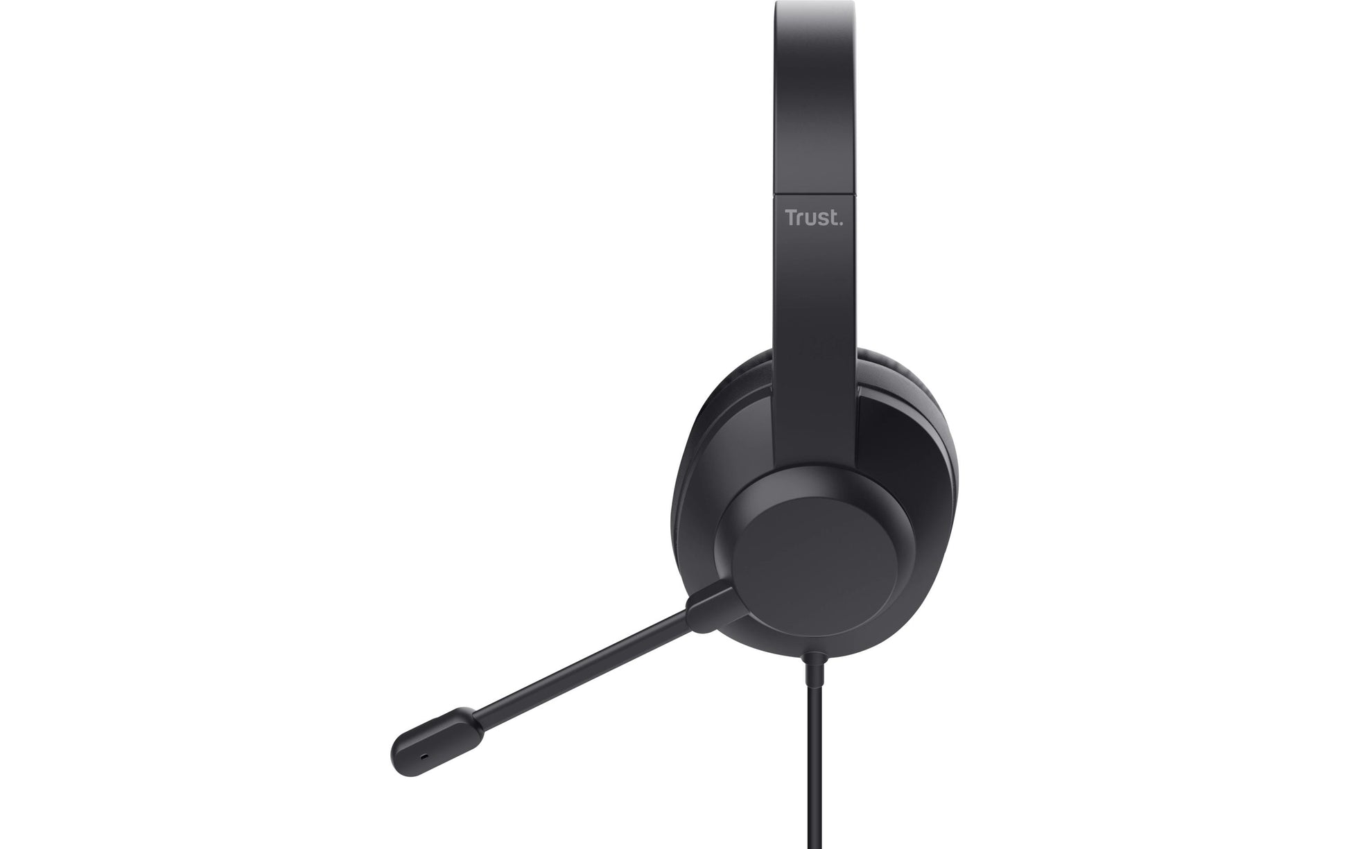 Trust Ayda Max – Duo Headset – 3,5 mm Klinke, geschlossen, Stummschaltung – schwarz – für PC/Mac
