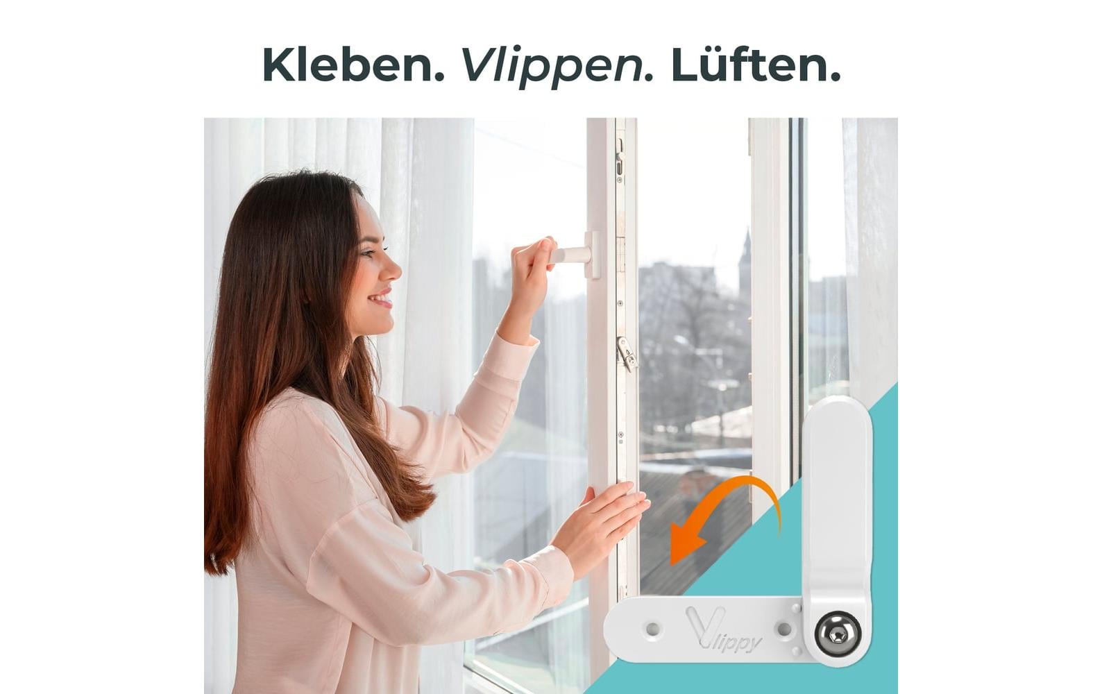 Vlippy Türstopper – TPU – weiss – Ø 20 × 78 mm