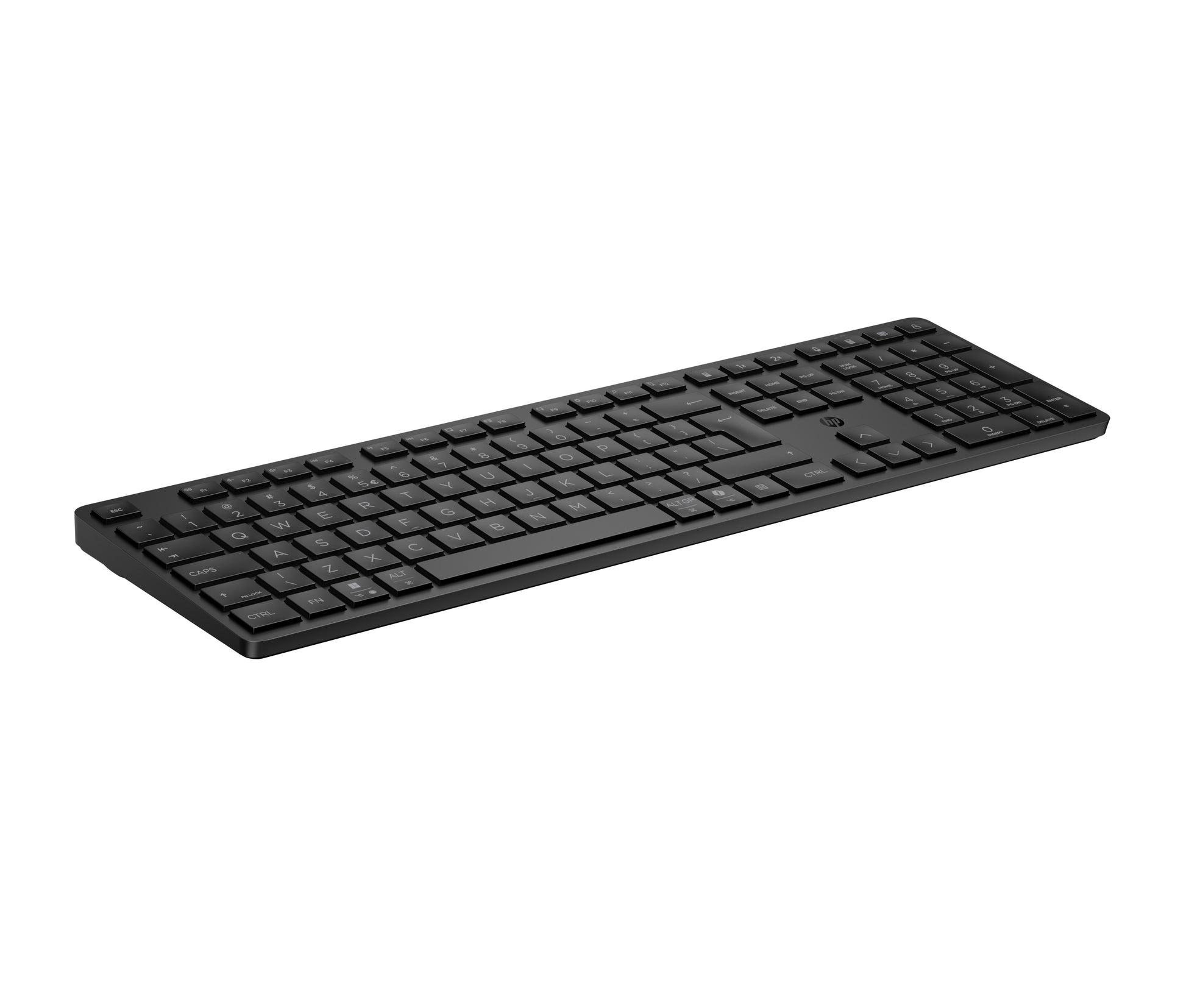 HP 495K Multi-Device Tastatur – Bluetooth & 2,4 GHz (USB-A Empfänger) – Leise Tasten – Schwarz