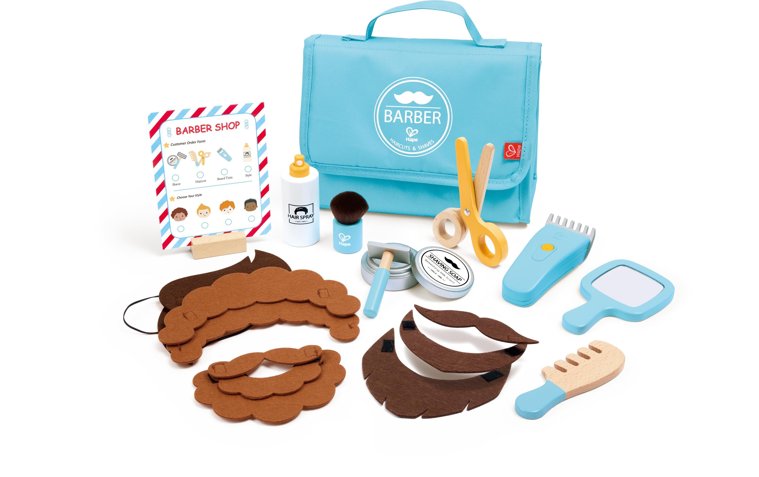 Hape Friseur-Set – Prinzessin – ab 3 Jahren – mehrfarbig – FSC