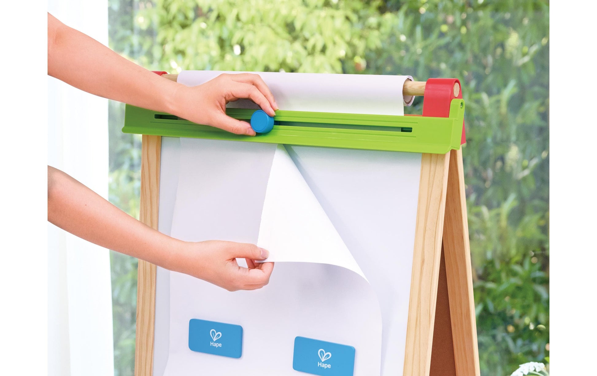 Hape Staffelei – FSC-Holz, 54,0 × 11,0 × 46,0 cm, Mehrfarbig