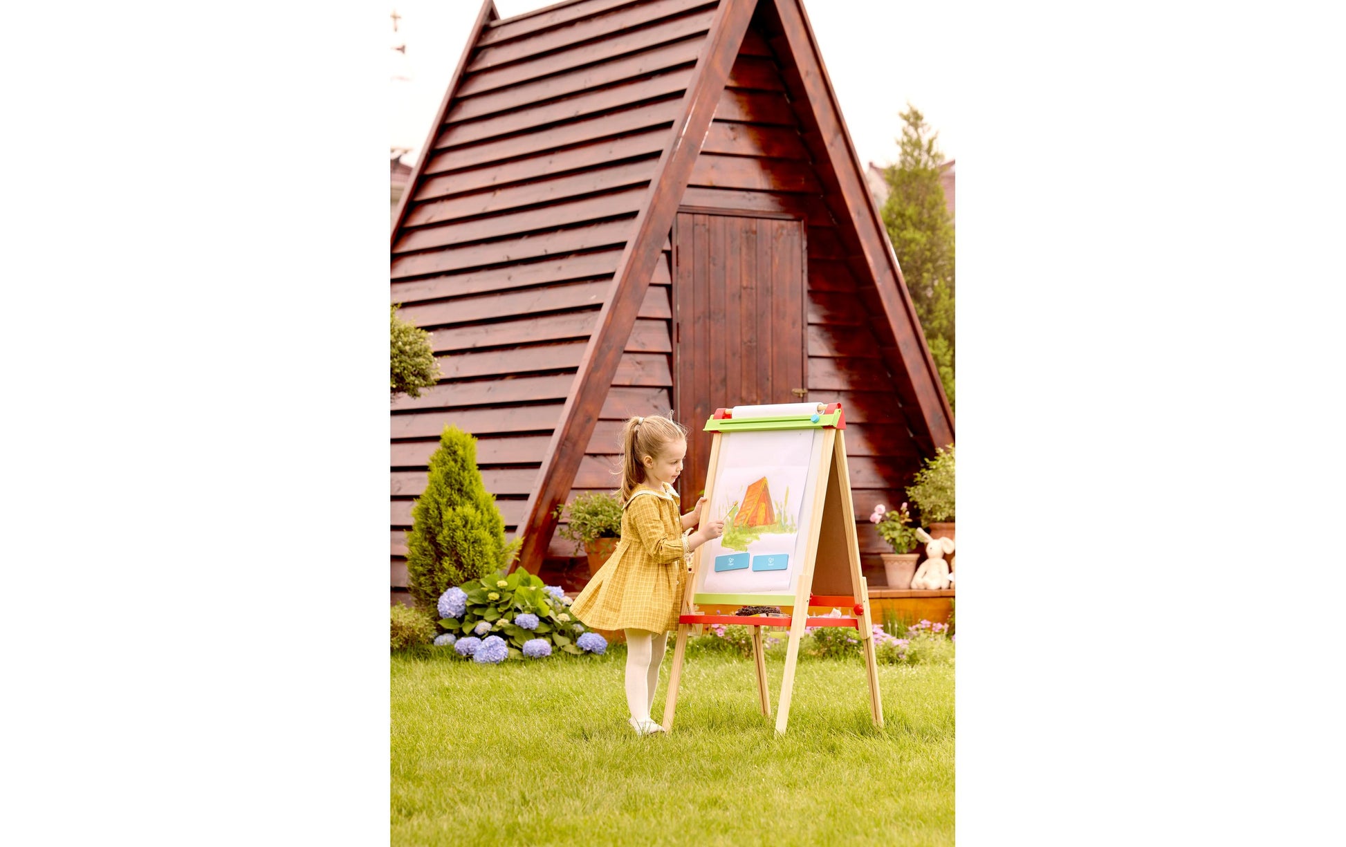 Hape Staffelei – FSC-Holz, 54,0 × 11,0 × 46,0 cm, Mehrfarbig