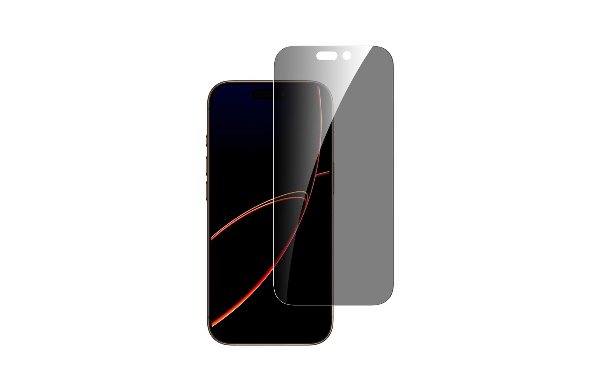4smarts Privacy-Filter (Panzerglas), Case Friendly – für iPhone 17 Pro – mit Applikator