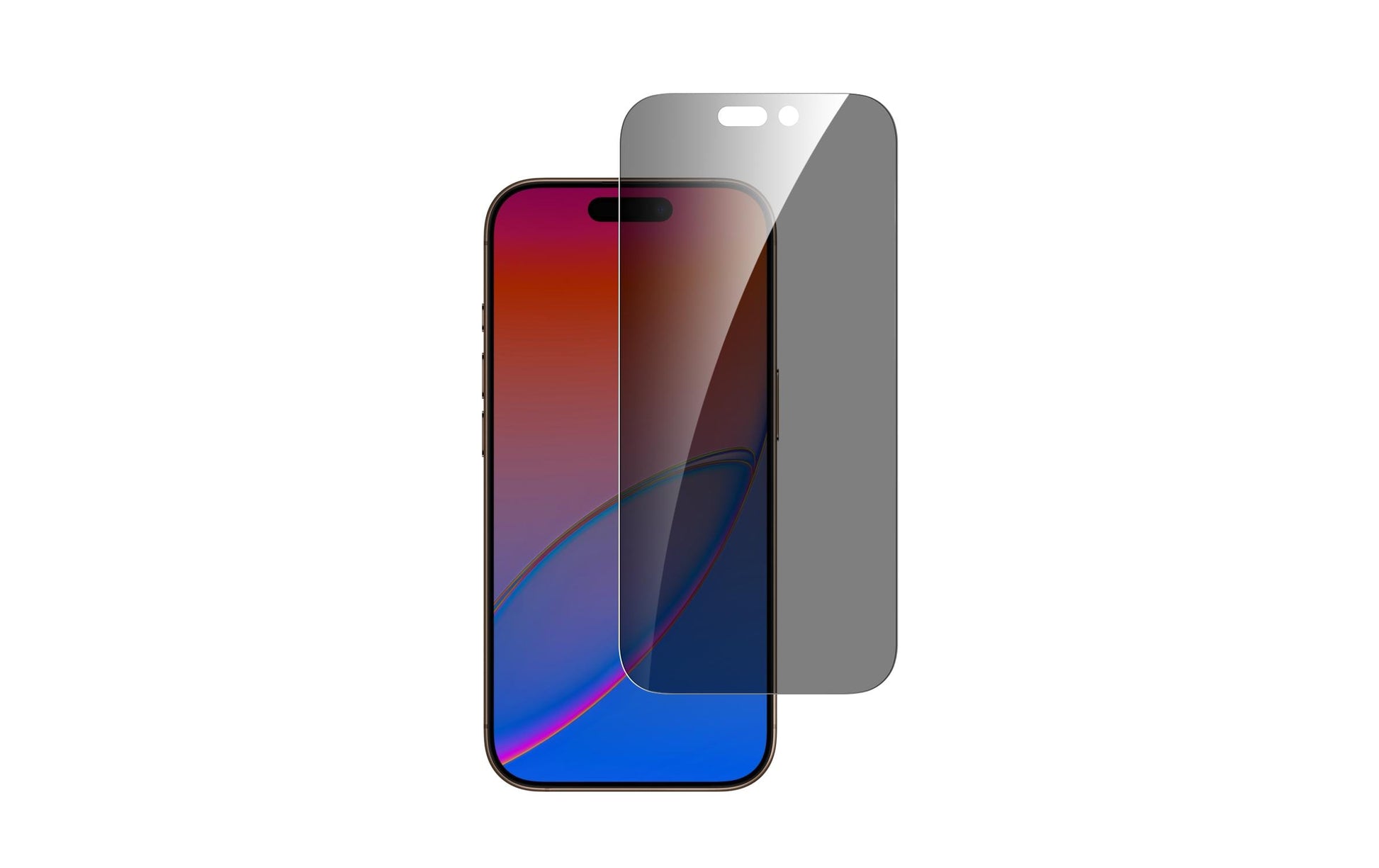 4smarts Privacy-Filter (Panzerglas), Case Friendly – für iPhone 17 – mit Applikator