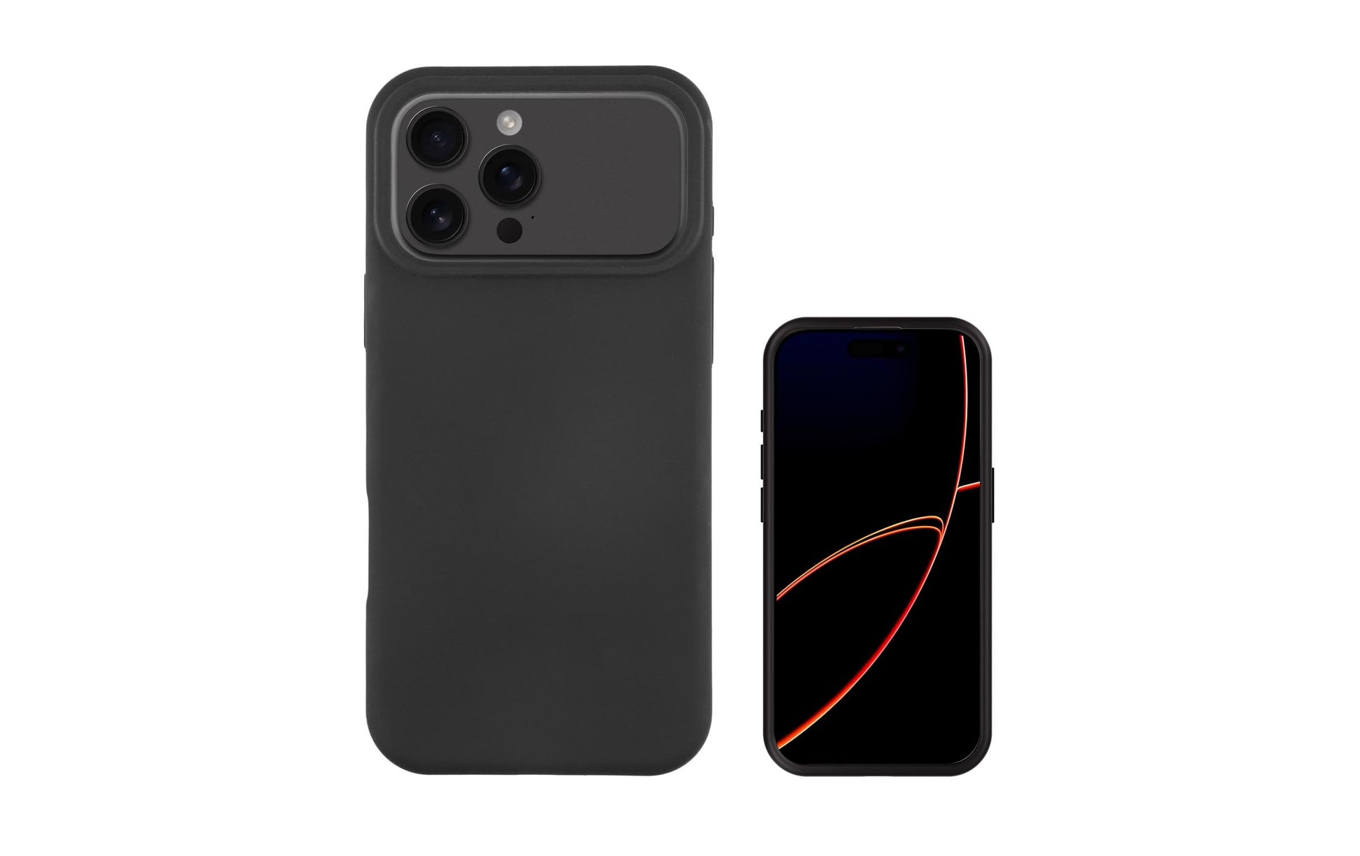 4smarts Cupertino Backcover – für Apple iPhone 17 Pro, MagSafe, Silikon+Mikrofaser, Schwarz
