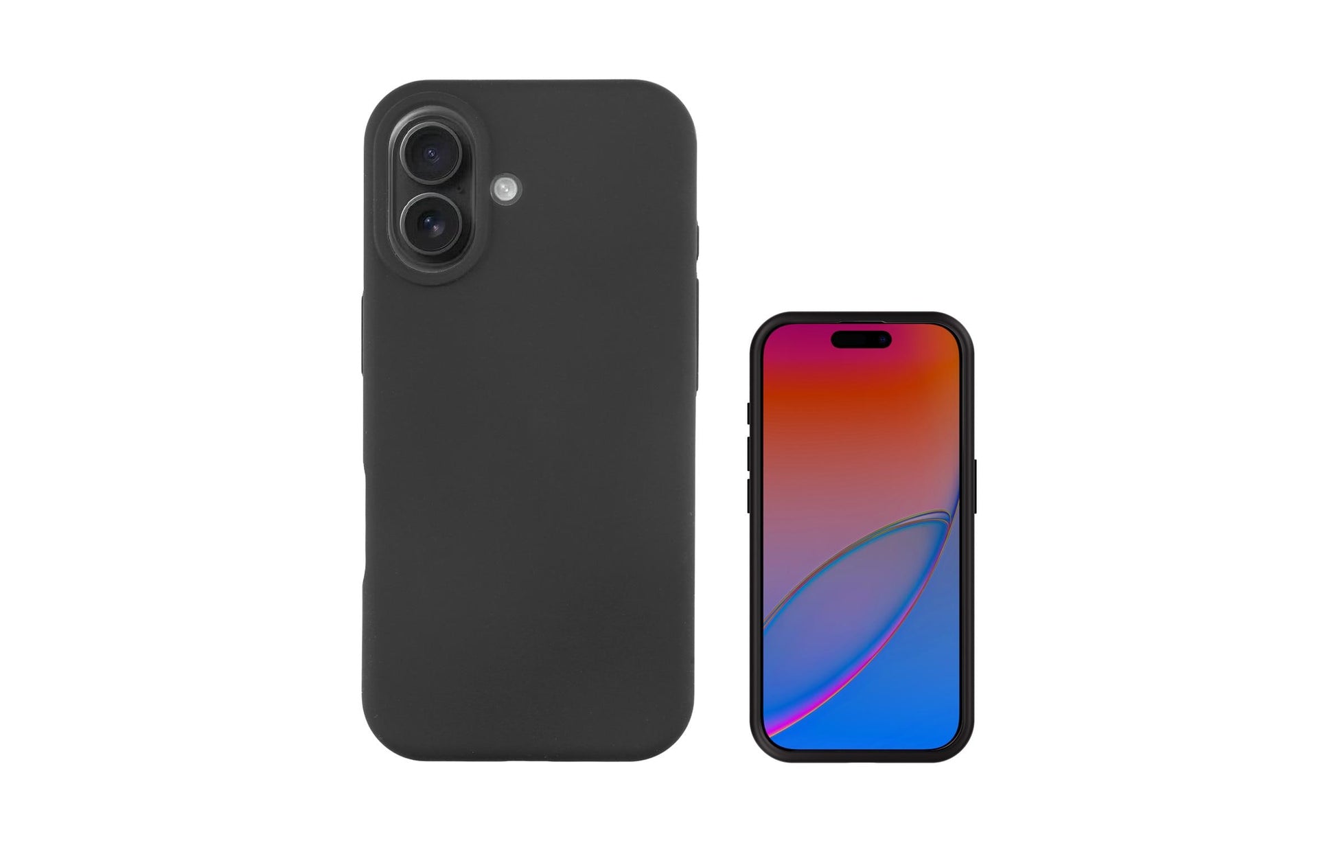 4smarts Cupertino Backcover – für Apple iPhone 17 – MagSafe, Silikon+Mikrofaser, Schwarz