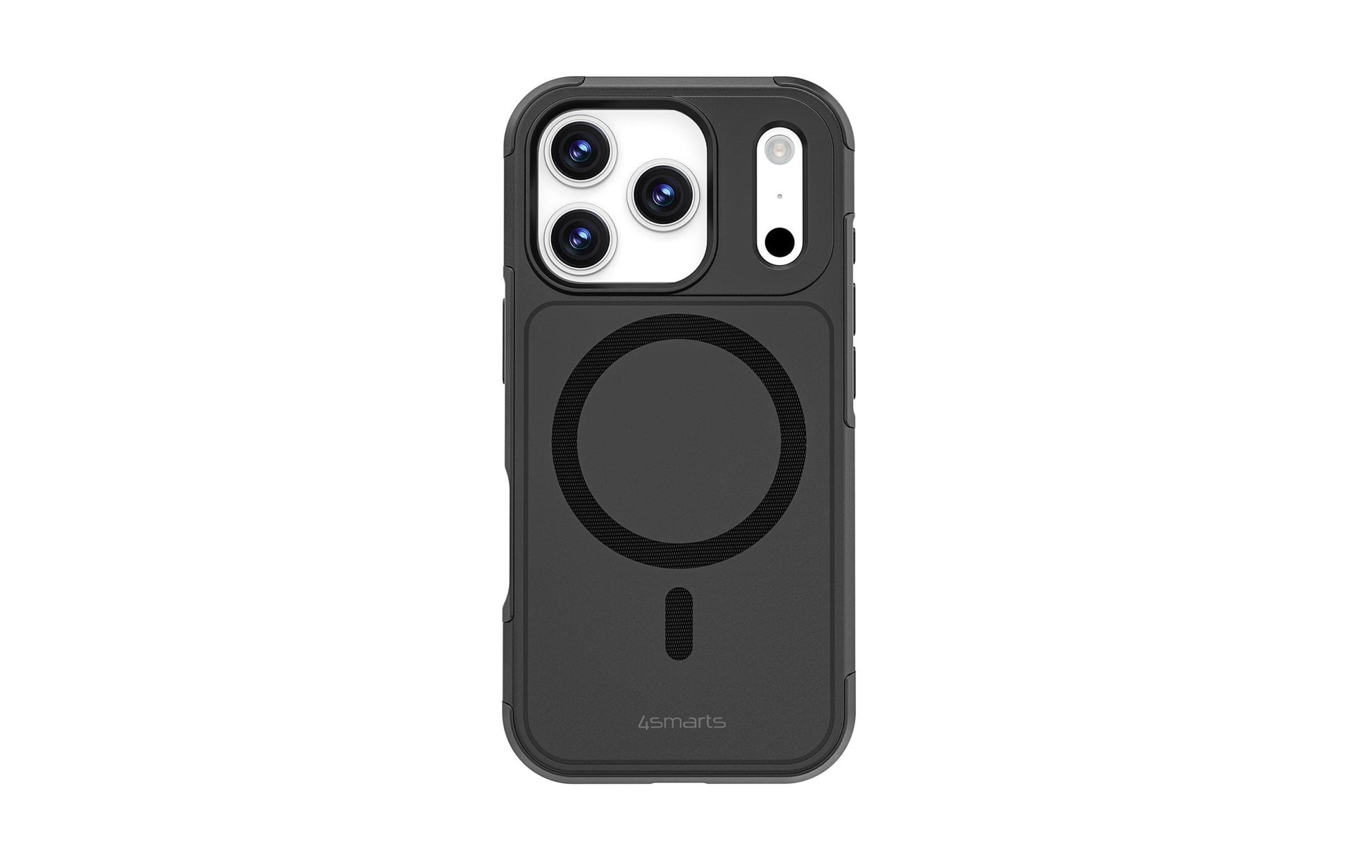 4smarts Backcover Defend – für Apple iPhone 17 Pro – schwarz – TPU/PC – MagSafe-kompatibel