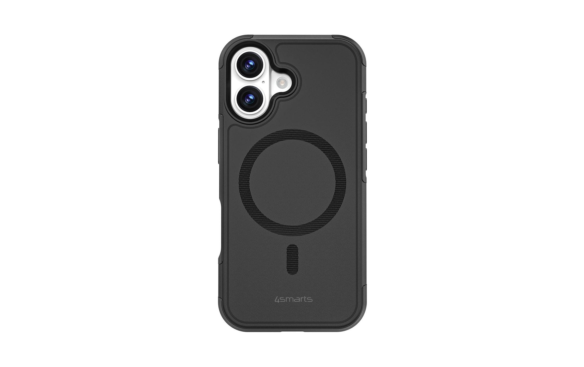 4smarts Backcover Defend – für Apple iPhone 17 – schwarz – TPU/PC – MagSafe-kompatibel, stossfest