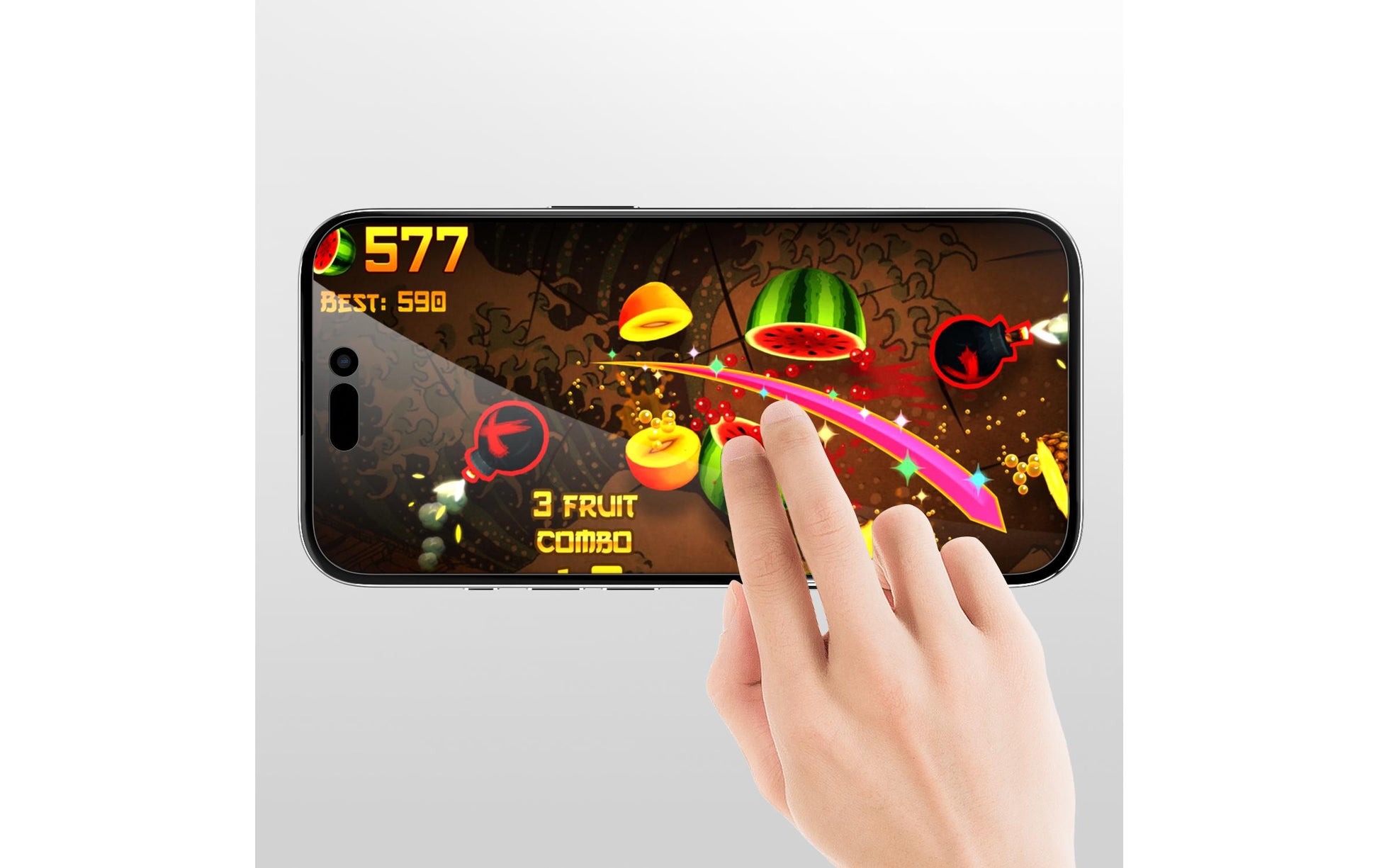 4smarts Privacy-Filter (Panzerglas), Case Friendly – für iPhone 17 Pro – mit Applikator