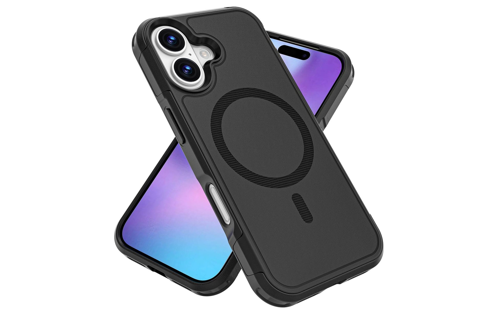 4smarts Backcover Defend – für Apple iPhone 17 – schwarz – TPU/PC – MagSafe-kompatibel, stossfest