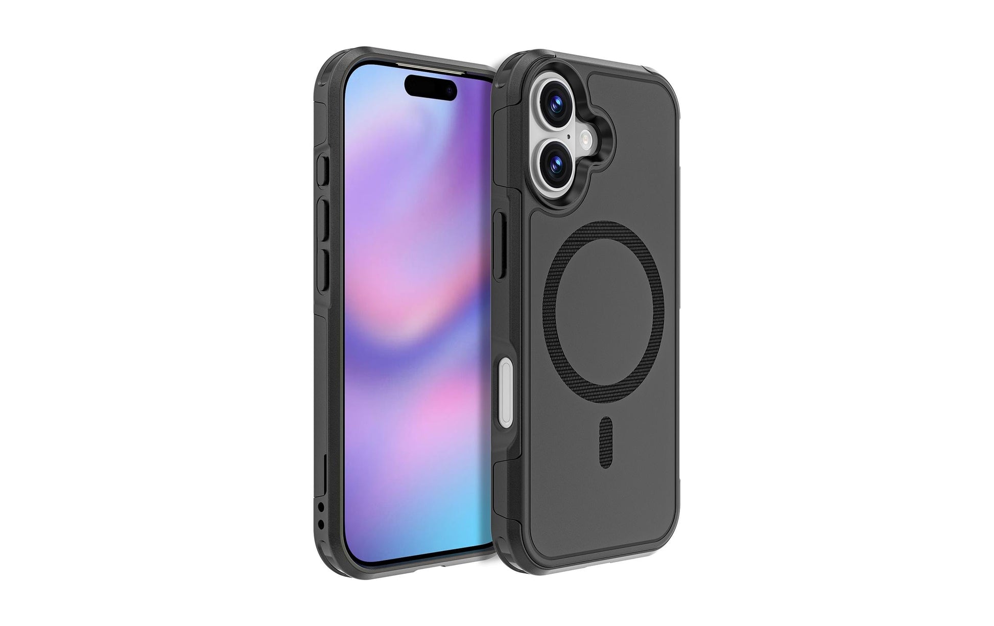 4smarts Backcover Defend – für Apple iPhone 17 – schwarz – TPU/PC – MagSafe-kompatibel, stossfest