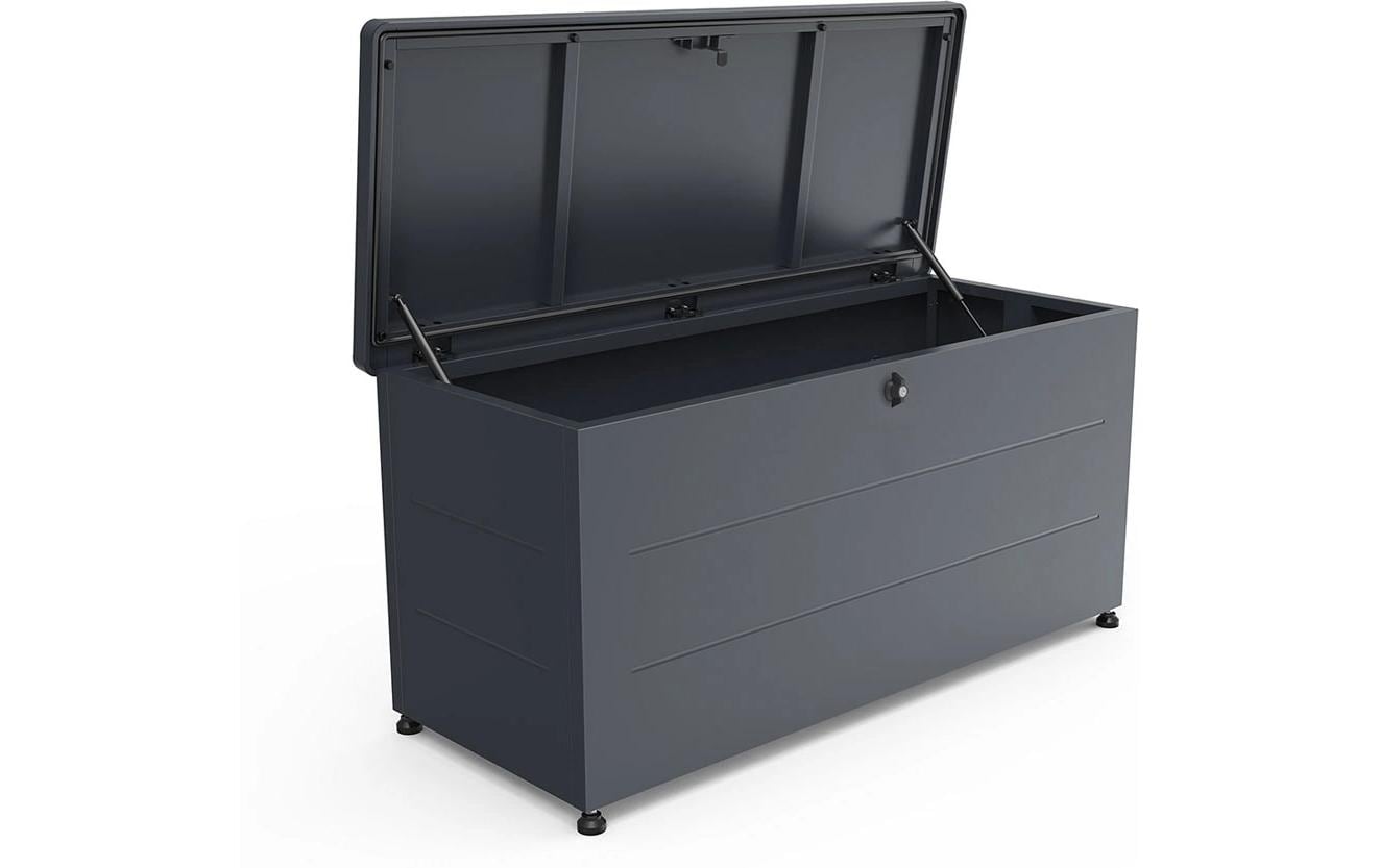 Holmberg Aufbewahrungsbox 331 l – grau, Aluminium, Stahl (verzinkt), B 1150 × H 500 × T 575 mm
