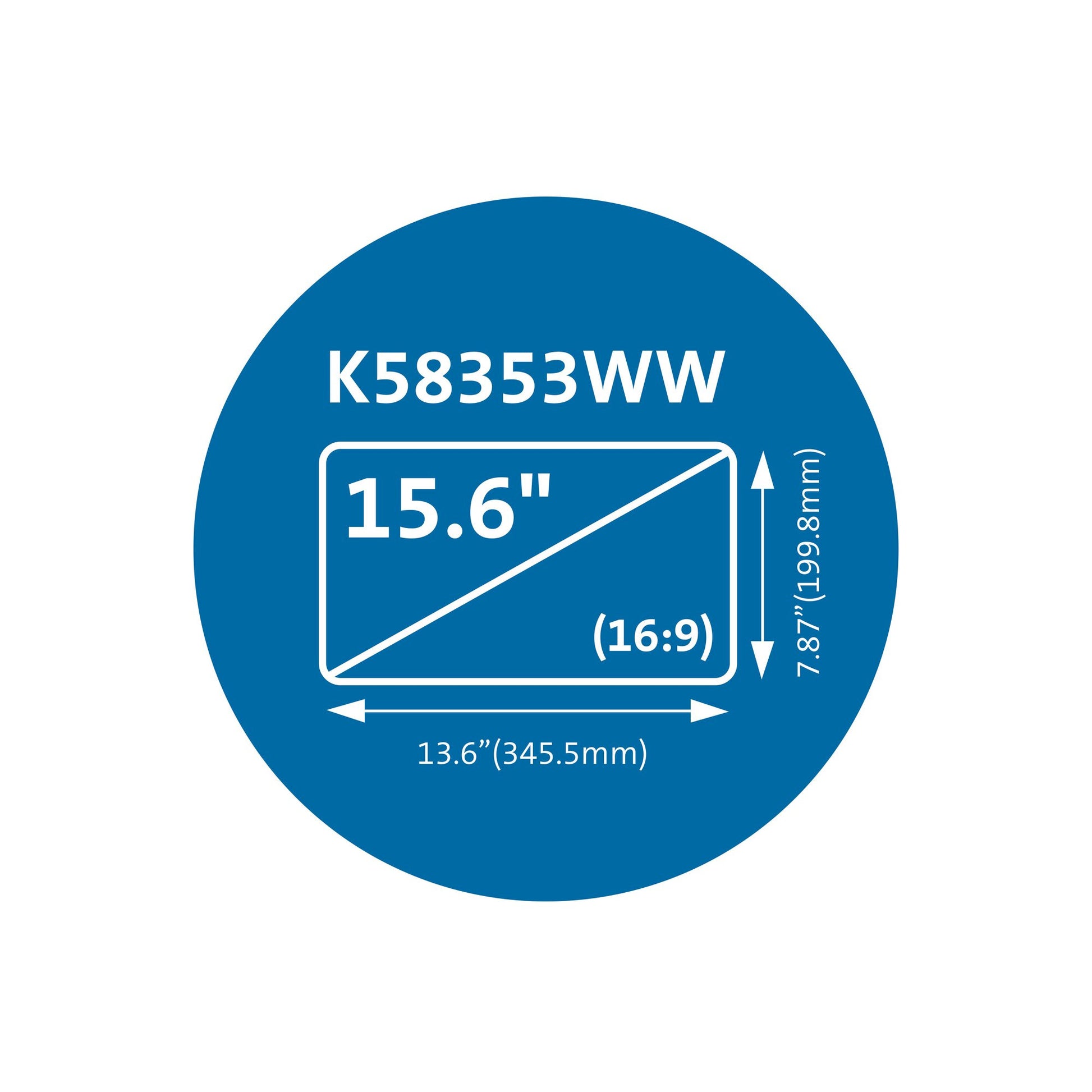 Kensington Displayschutz für 15,6" Laptops