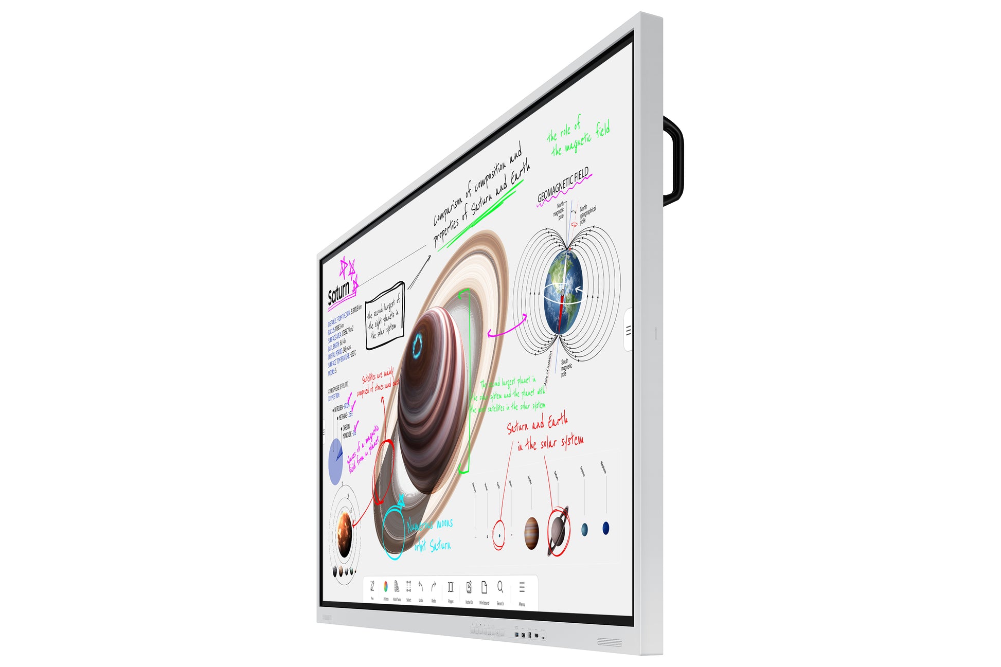 Samsung Flip WM75B – 75" 4K Touchdisplay, 20 TP