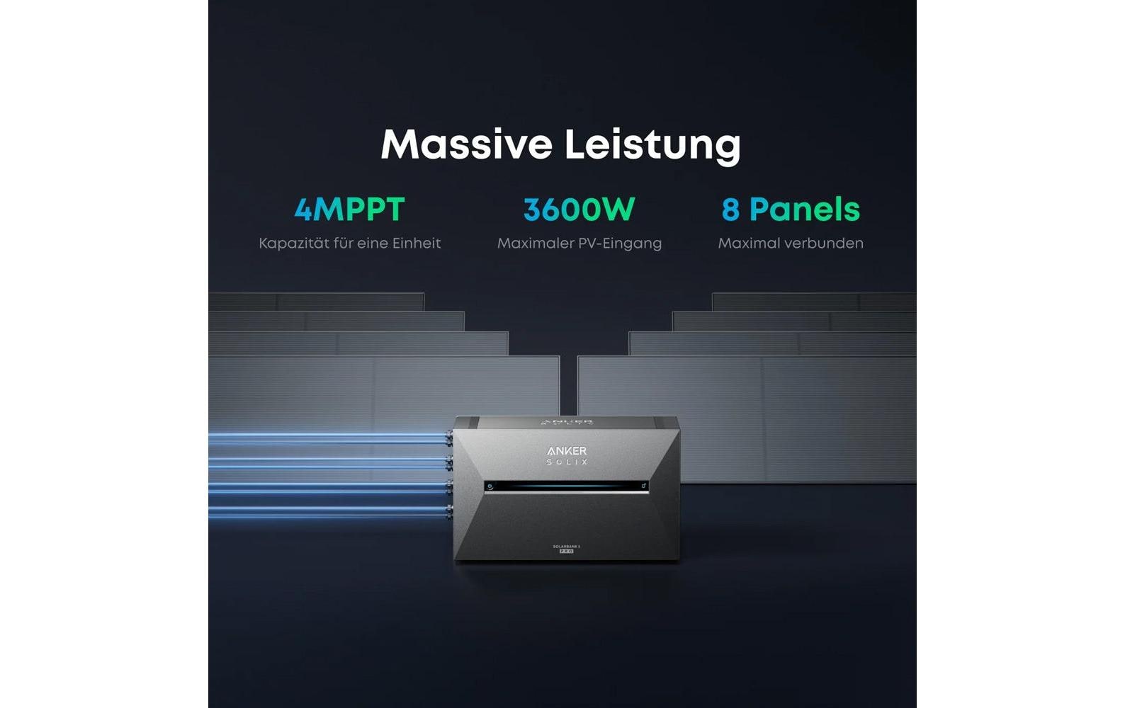 Anker Solix 3 E2700 PRO – PV-Speicherakku, 2,69 kWh, DC