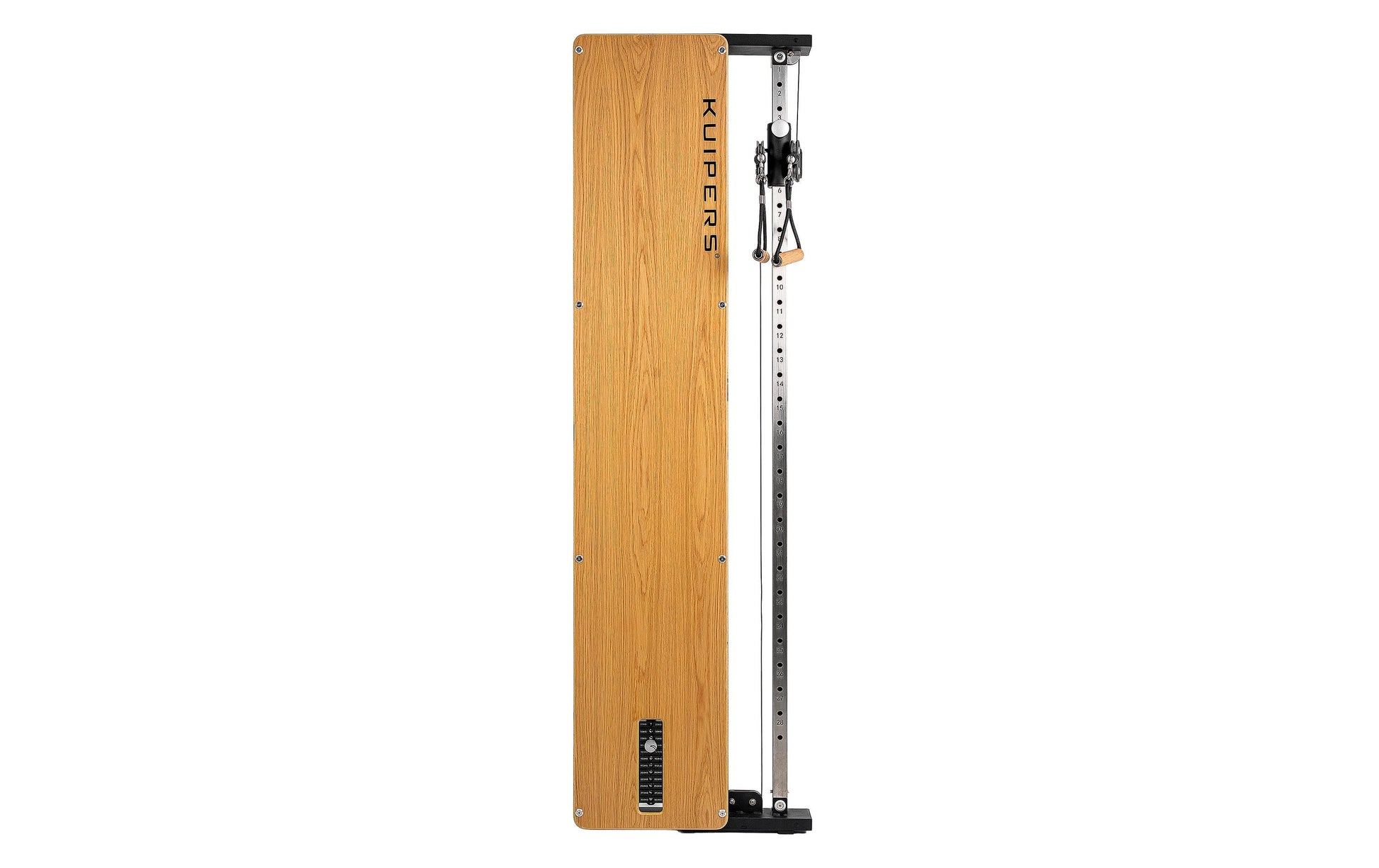 Kuipers Fitness Slim Beistelltisch – 60 × 110 × 200 cm – Esche – Braun