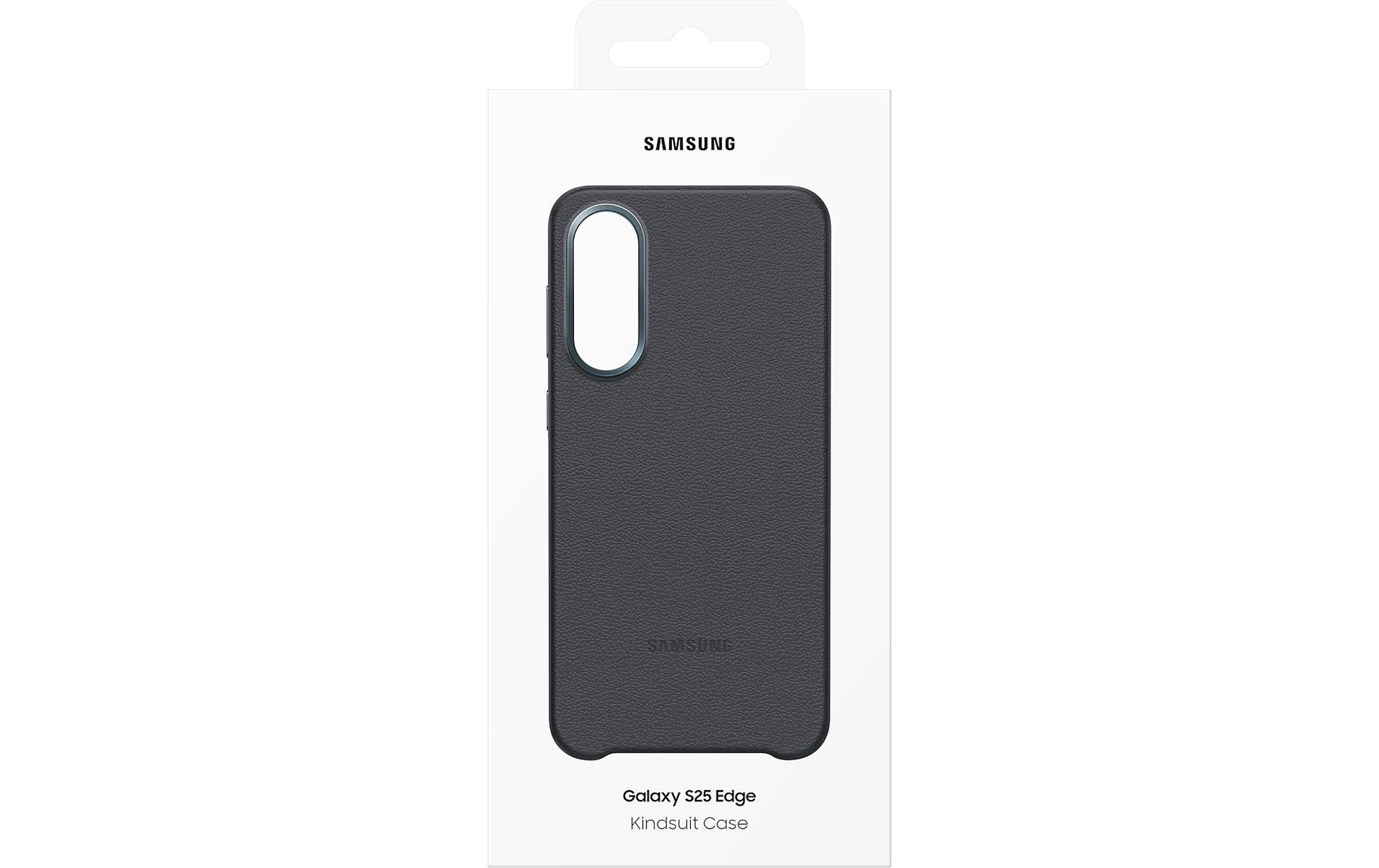 Samsung Backcover – für Samsung Galaxy S25 Edge – schwarz – Leder