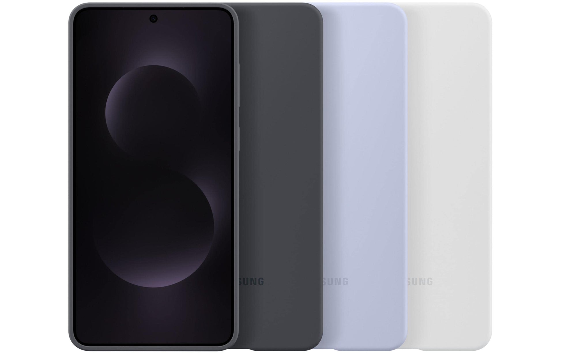 Samsung Silikonhülle – Rückcover – für Samsung Galaxy S25 Edge, Silikon, Hellgrau