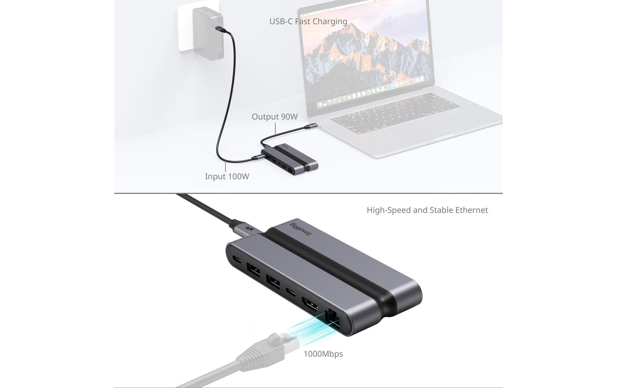 SmallRig 9in1 CFexpress B Dockingstation – USB-C, 1× HDMI, 2× USB-A, 90 W PD, GbE, für Windows/Mac/Linux