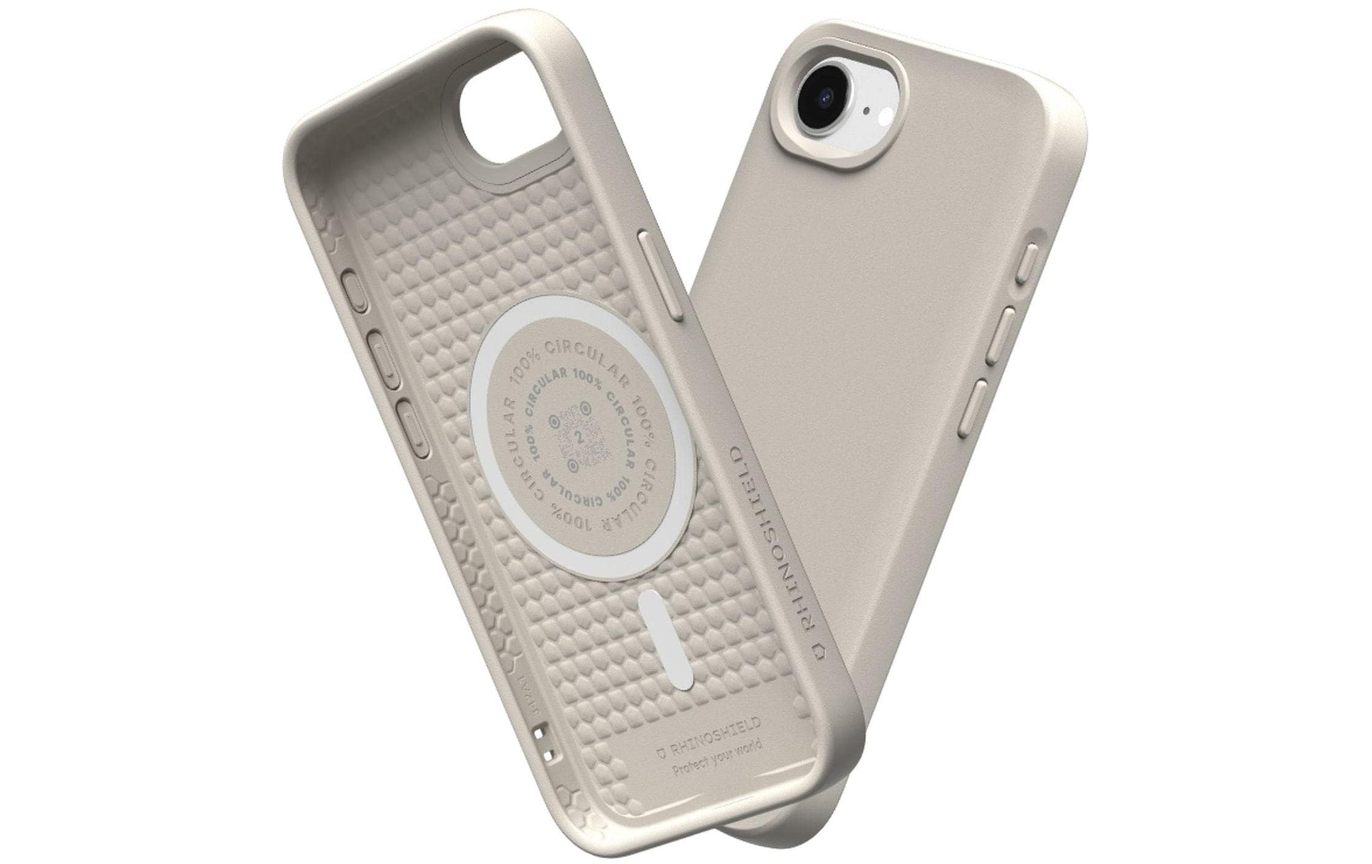 RhinoShield Backcover – für Apple iPhone 16e – beige