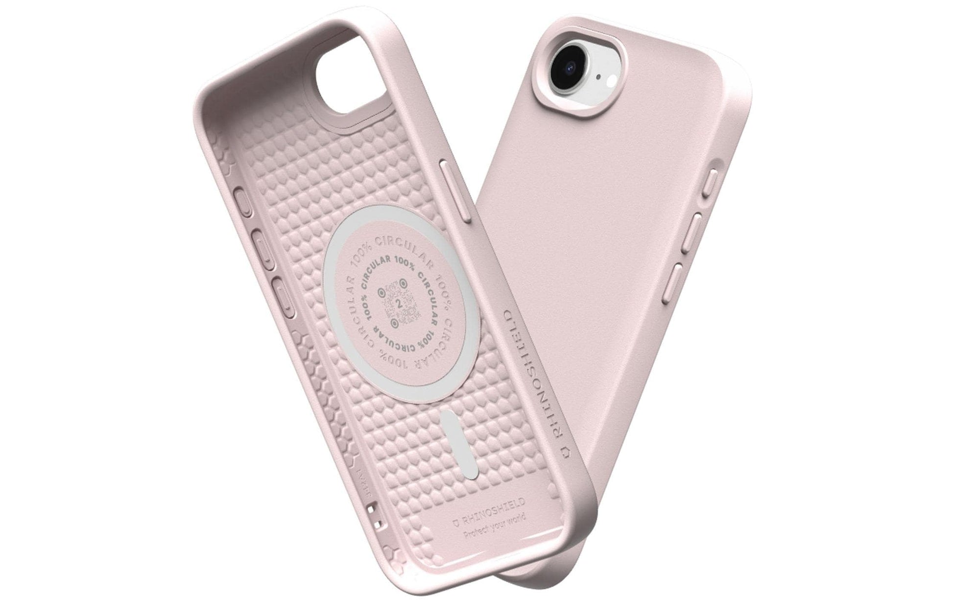 RhinoShield Backcover SolidSuit MS – für Apple iPhone 16e – Raspberry Sorbet
