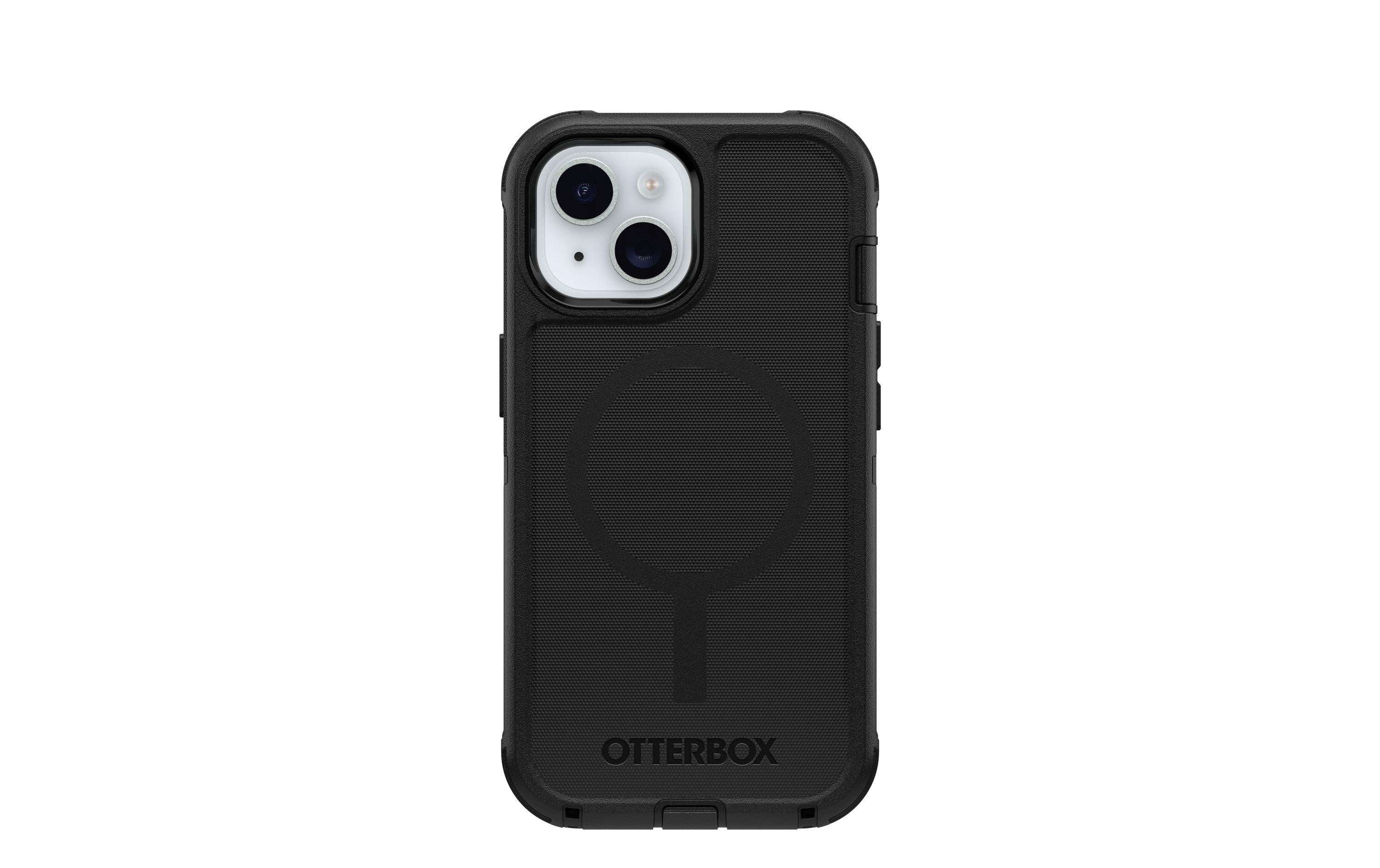 OtterBox Backcover Defender – für Apple iPhone 15 – schwarz – Silikon
