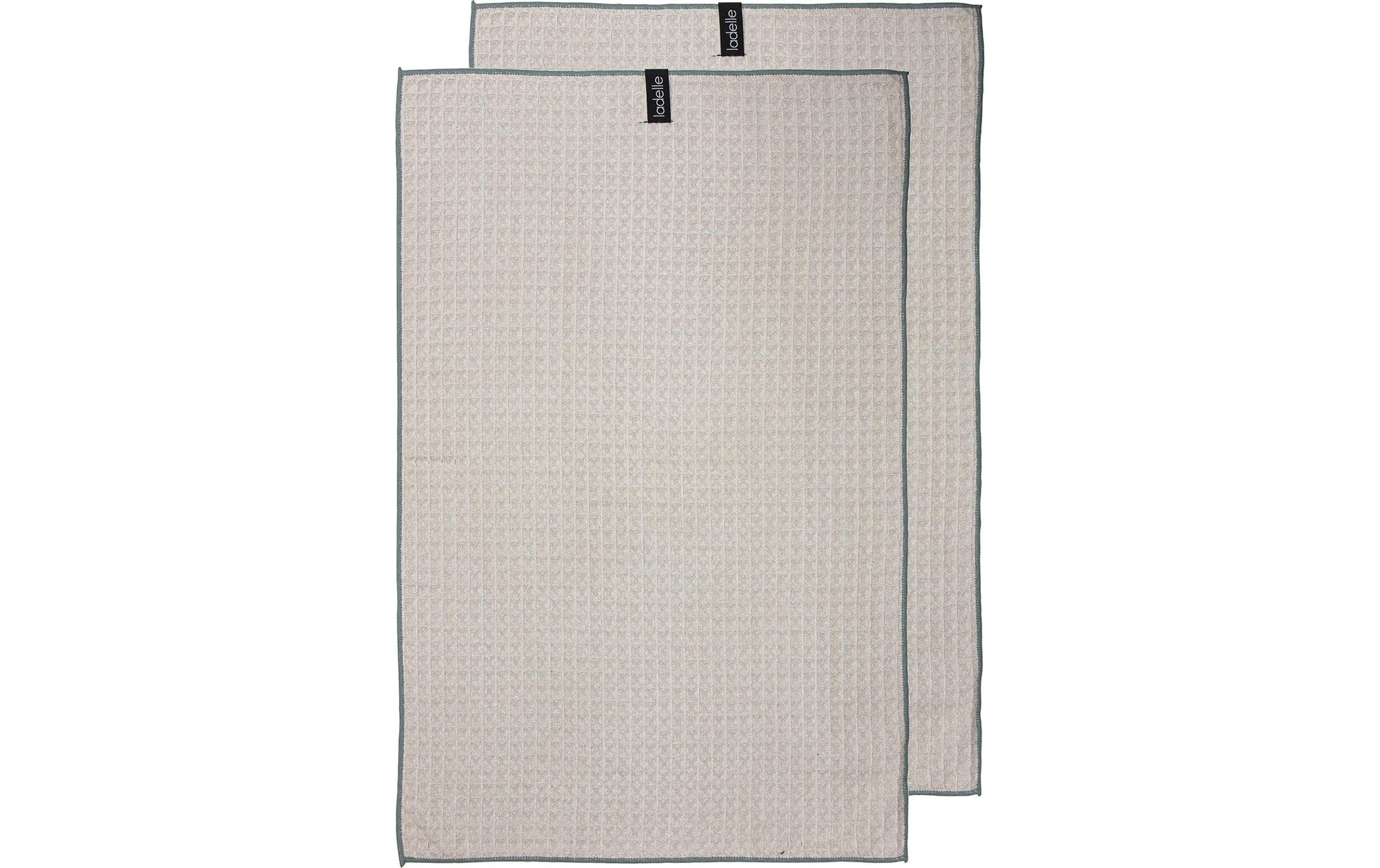 Ladelle Küchentuch Mega Waffle – 45 × 70 cm, Taupe, Polyamid/Polyester, 2er-Set