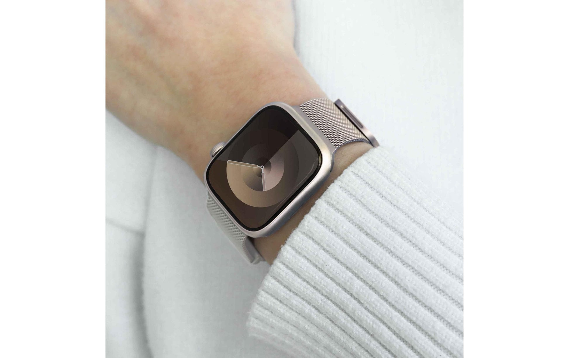Vonmählen Milanese Loop 2 – Milanese Loop, Champagner, für Apple Watch