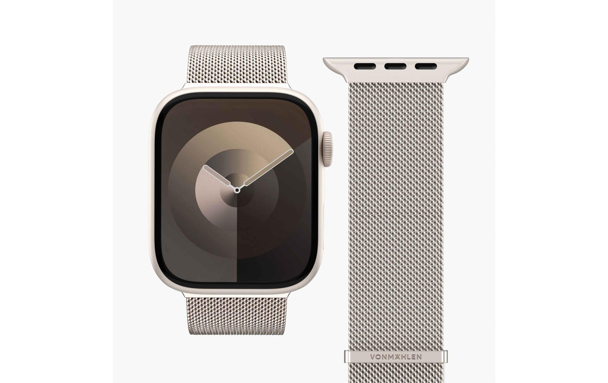Vonmählen Milanese Loop 2 – Milanese Loop, Champagner, für Apple Watch