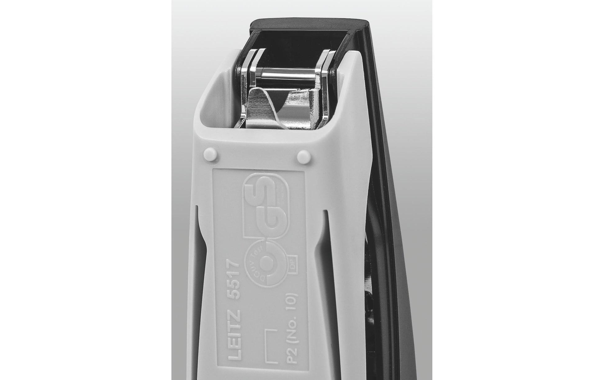 Leitz NeXXt Mini 5517 – Hefter, 10 Blatt, für Nr. 10, Integrierter Heftklammerentferner, Tackerfunktion