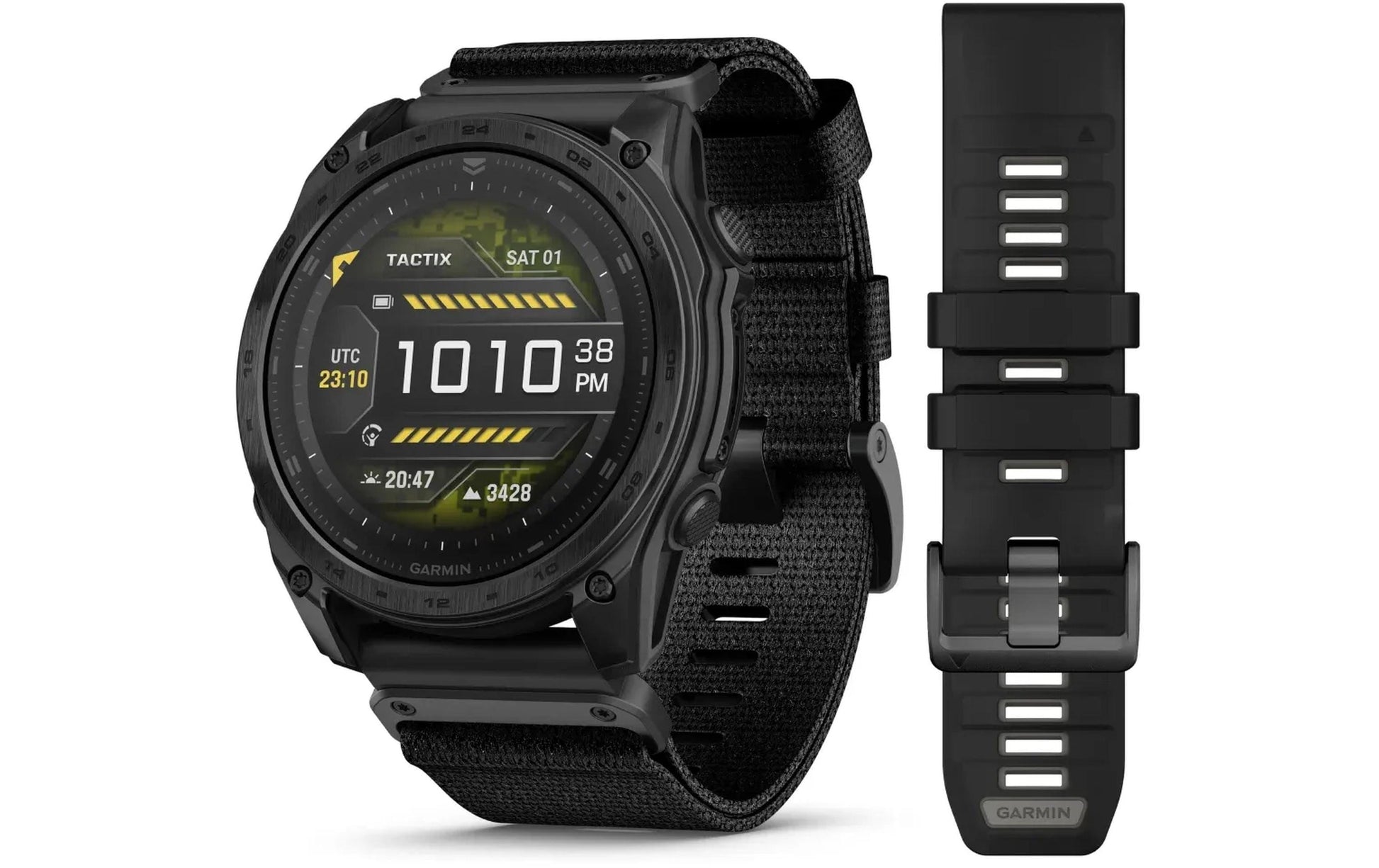 Garmin Tactix 8 AMOLED – GPS-Smartwatch – 51 mm, 2,01" AMOLED, GPS, Bluetooth 5.0, Saphirglas, 10 ATM, Schwarz