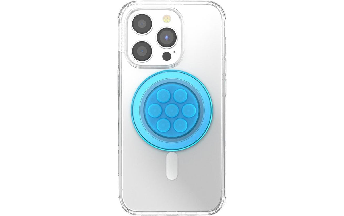 PopSockets Popper – Smartphone-Griff – Ringhalterung, drehbar, faltbar – Electric Blue