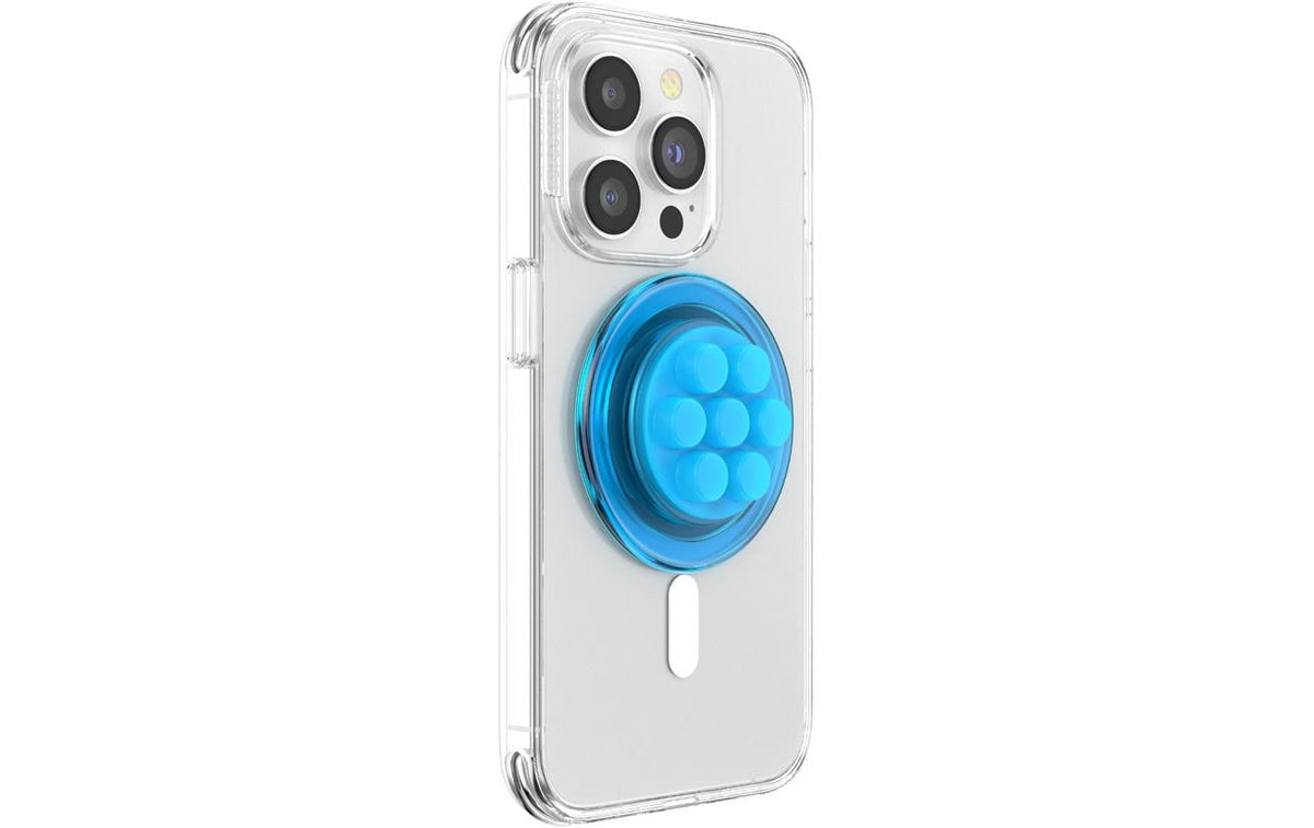 PopSockets Popper – Smartphone-Griff – Ringhalterung, drehbar, faltbar – Electric Blue