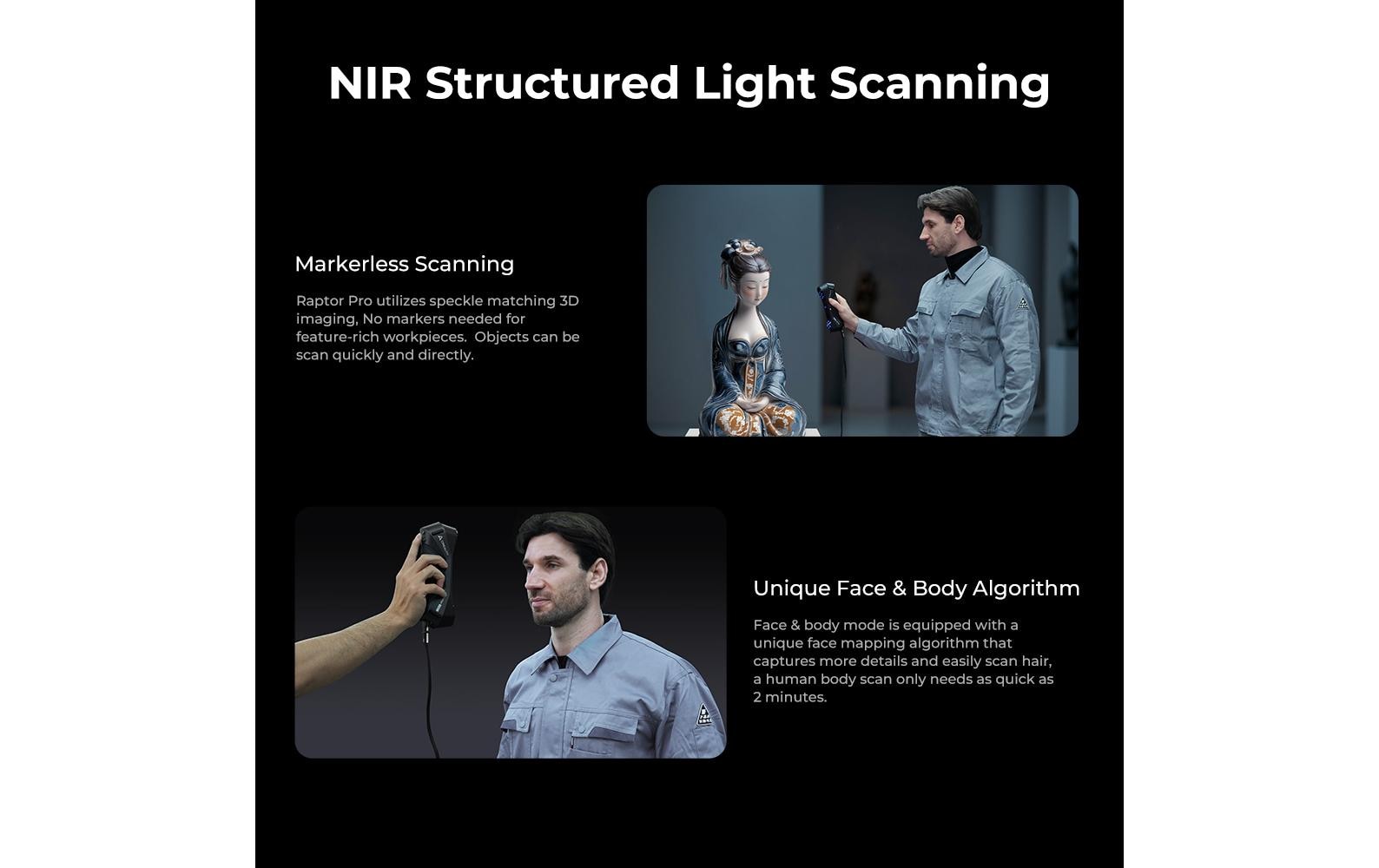Creality 3D Creality CR-Scan Raptor Pro – 3D-Scanner, Laser, 60 fps