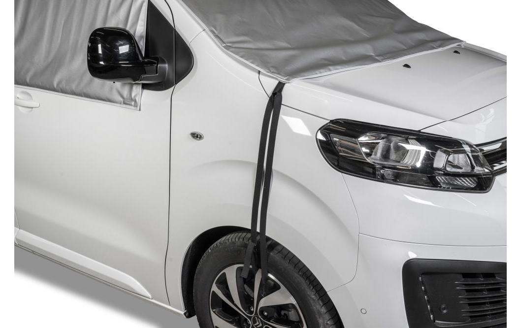 Vanspace Scheibenisolierung – für Peugeot, Fiat & Opel (Bus) – 75 × 64 × 12 cm – Filz, Vlies – grau
