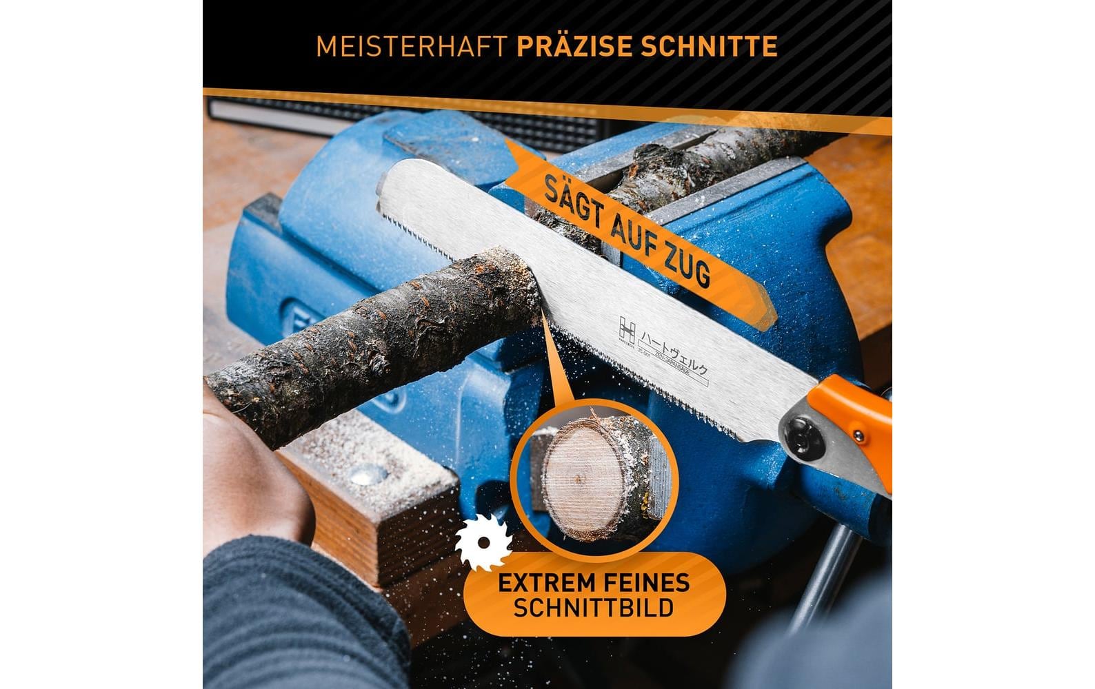 Hardtwerk Ersatzmesser 240 × 0,65 mm Karbonstahl – für Feinsäge – für Kataba Säge